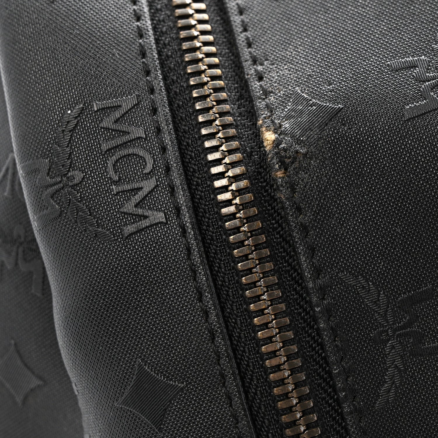 Nylon Monogram Studded Stark Medium Backpack Black - Image 13