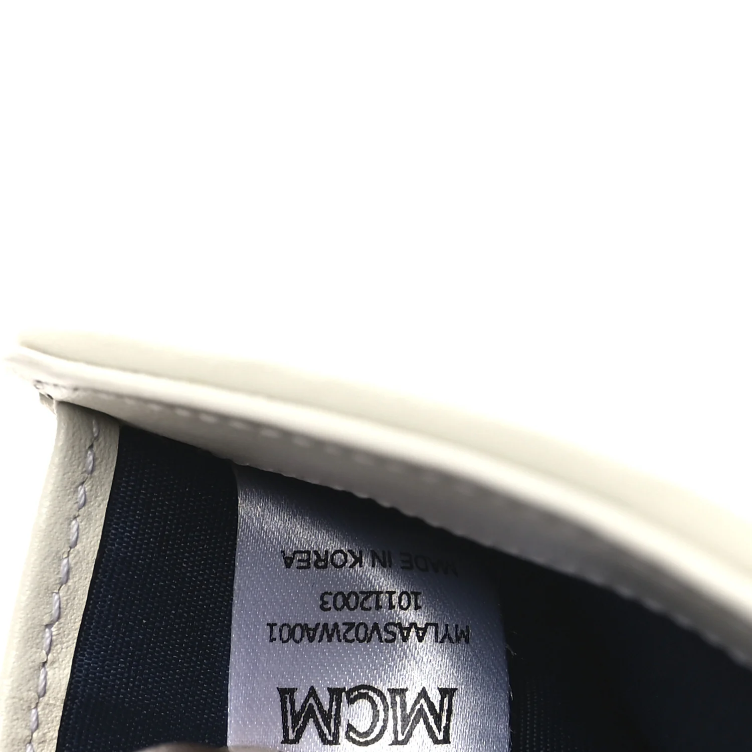 Skyoptic Visetos Mini Zip Around Wallet White - Image 8