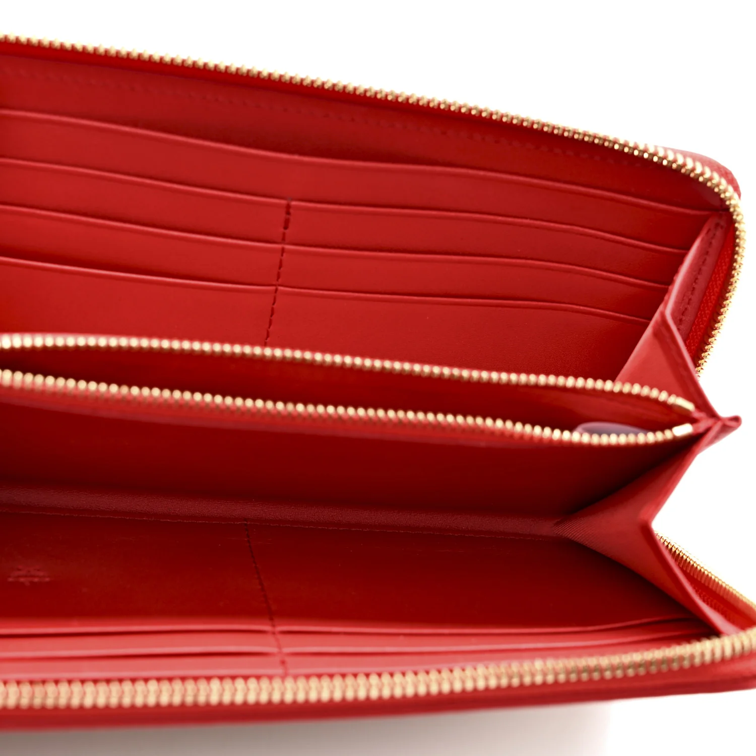 Skyoptic Visetos Zip Around Wallet Cognac Red - Image 5