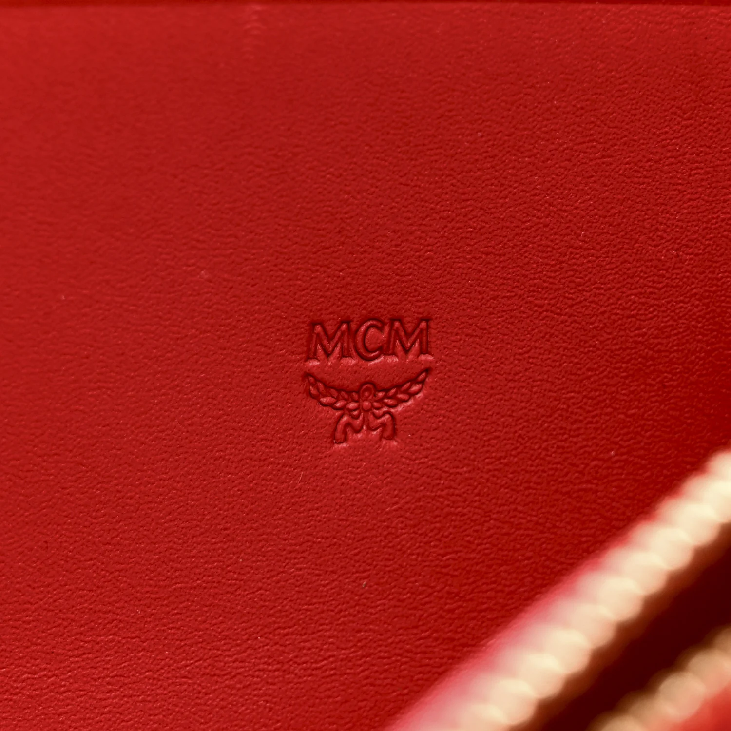 Skyoptic Visetos Zip Around Wallet Cognac Red - Image 6