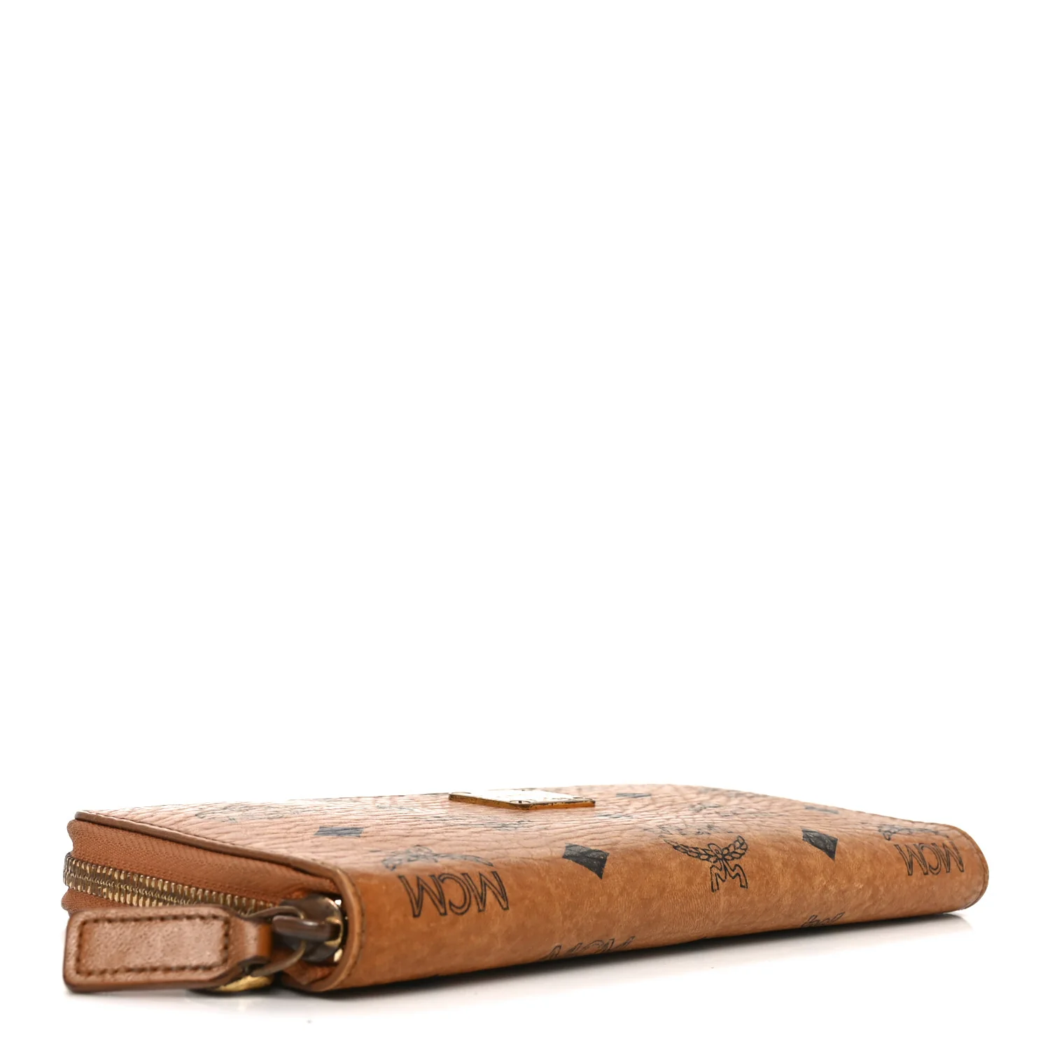 Visetos Heritage Large Zip Around Wallet Cognac - Image 4