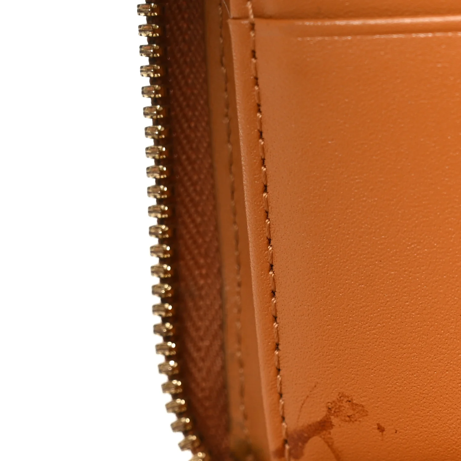 Visetos Heritage Large Zip Around Wallet Cognac - Image 9