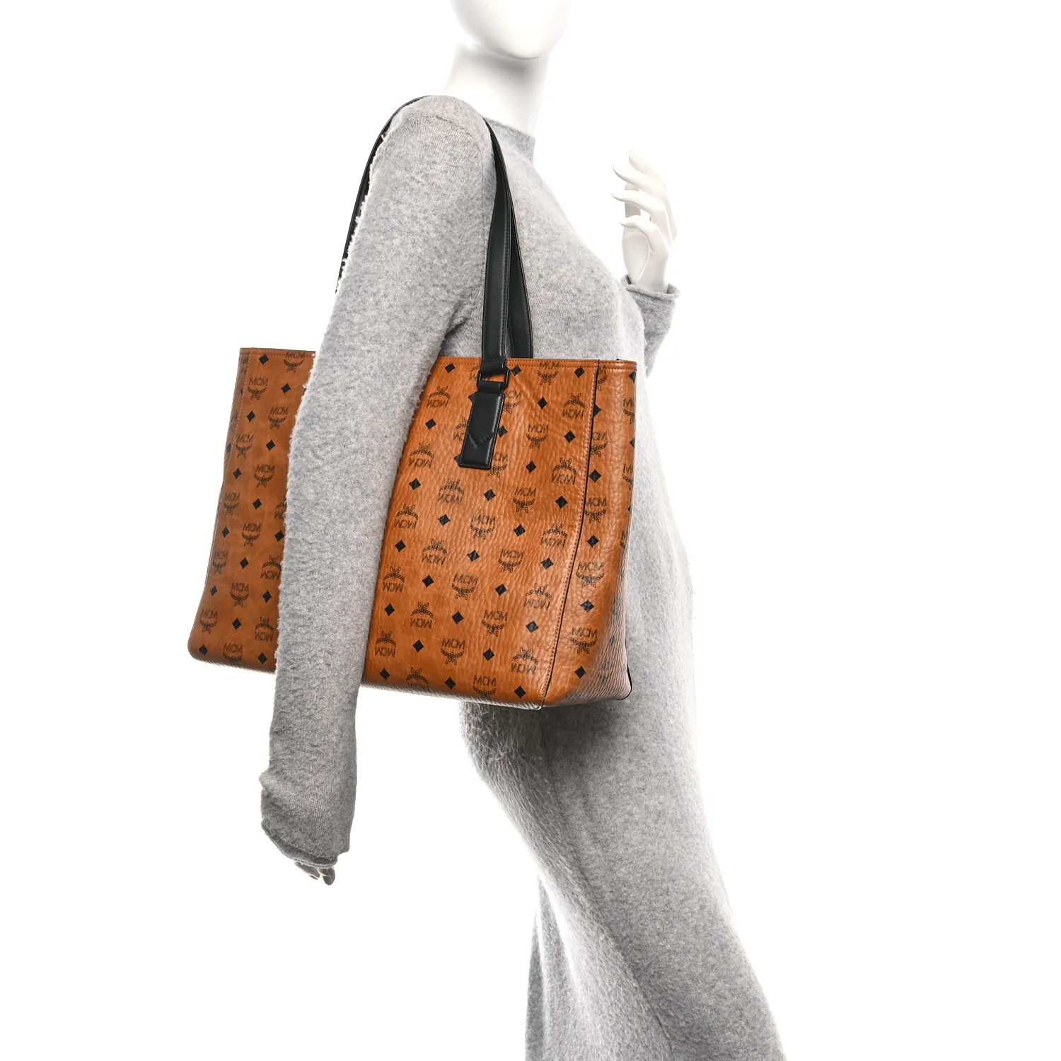 Visetos Large Klassik Tote Cognac - Image 2