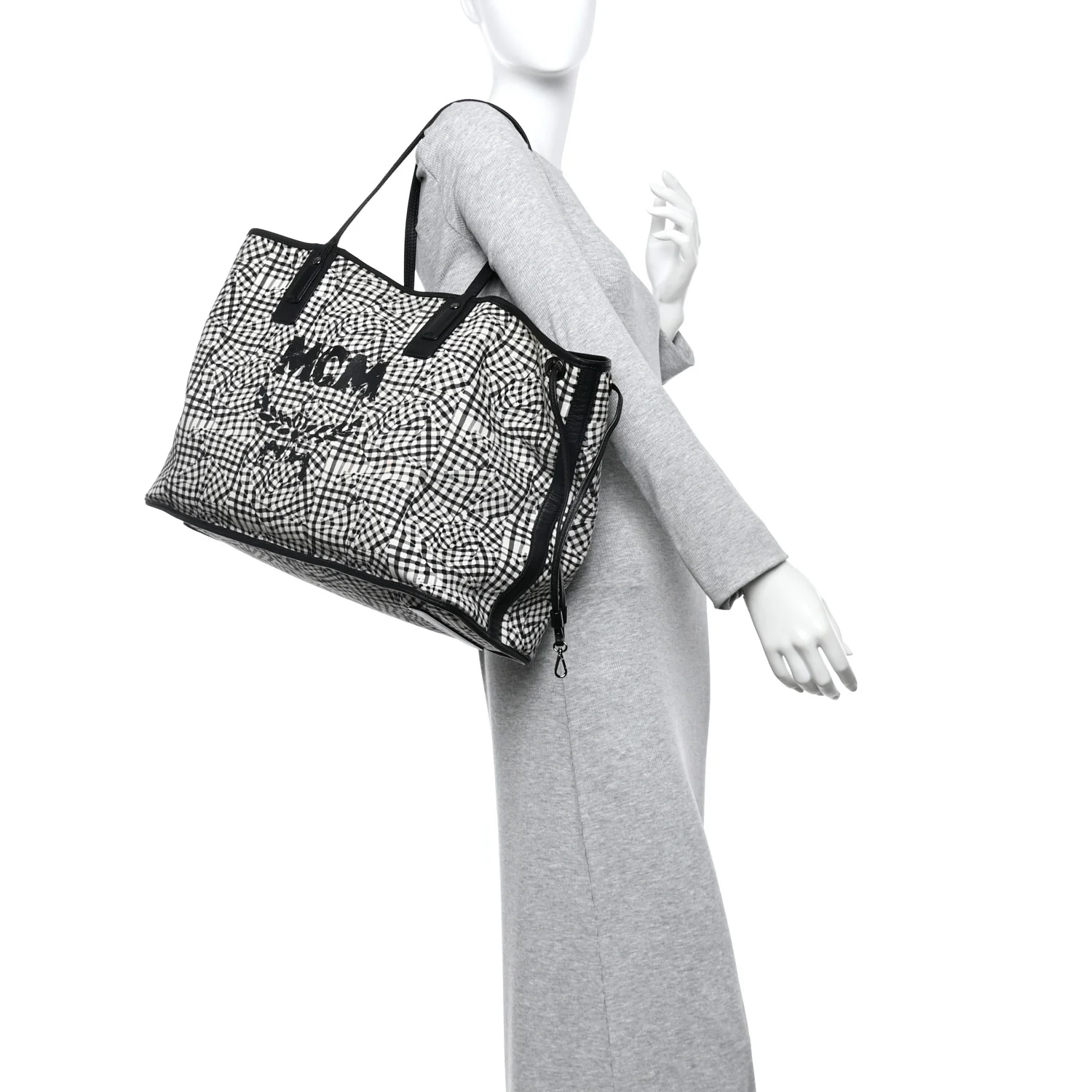 Visetos Large Liz Reversible Shopper Tote Black - Image 2