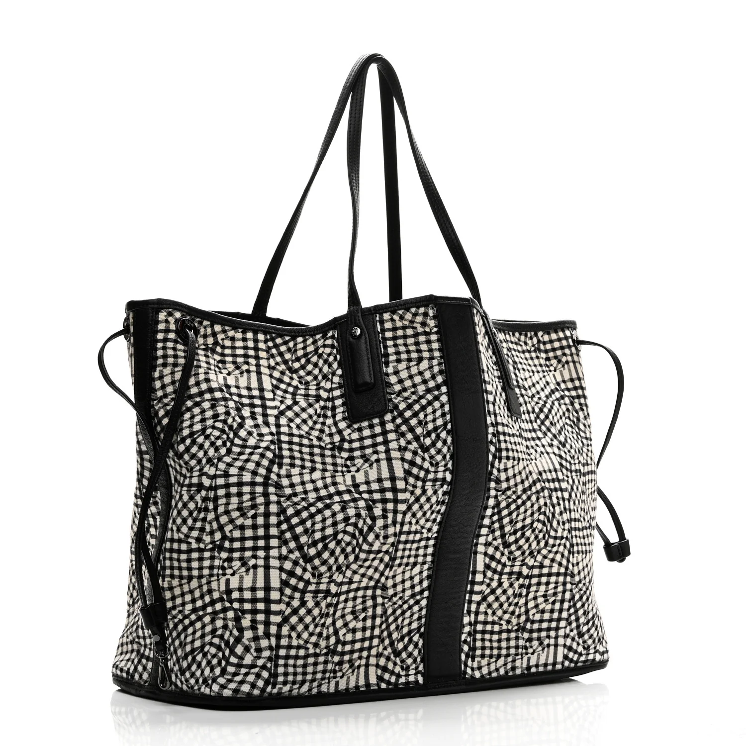 Visetos Large Liz Reversible Shopper Tote Black - Image 6