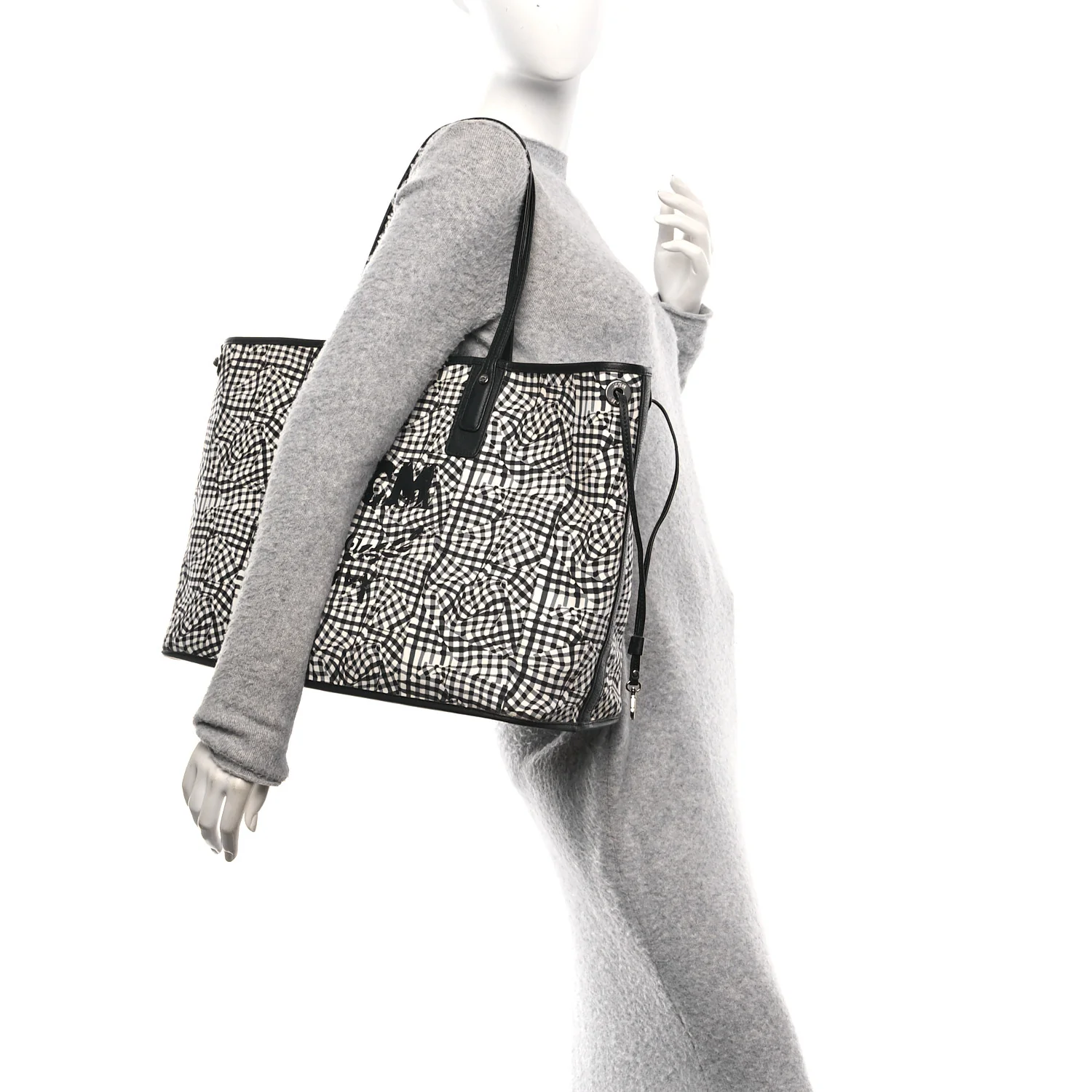 Visetos Large Liz Reversible Shopper Tote Black - Image 2