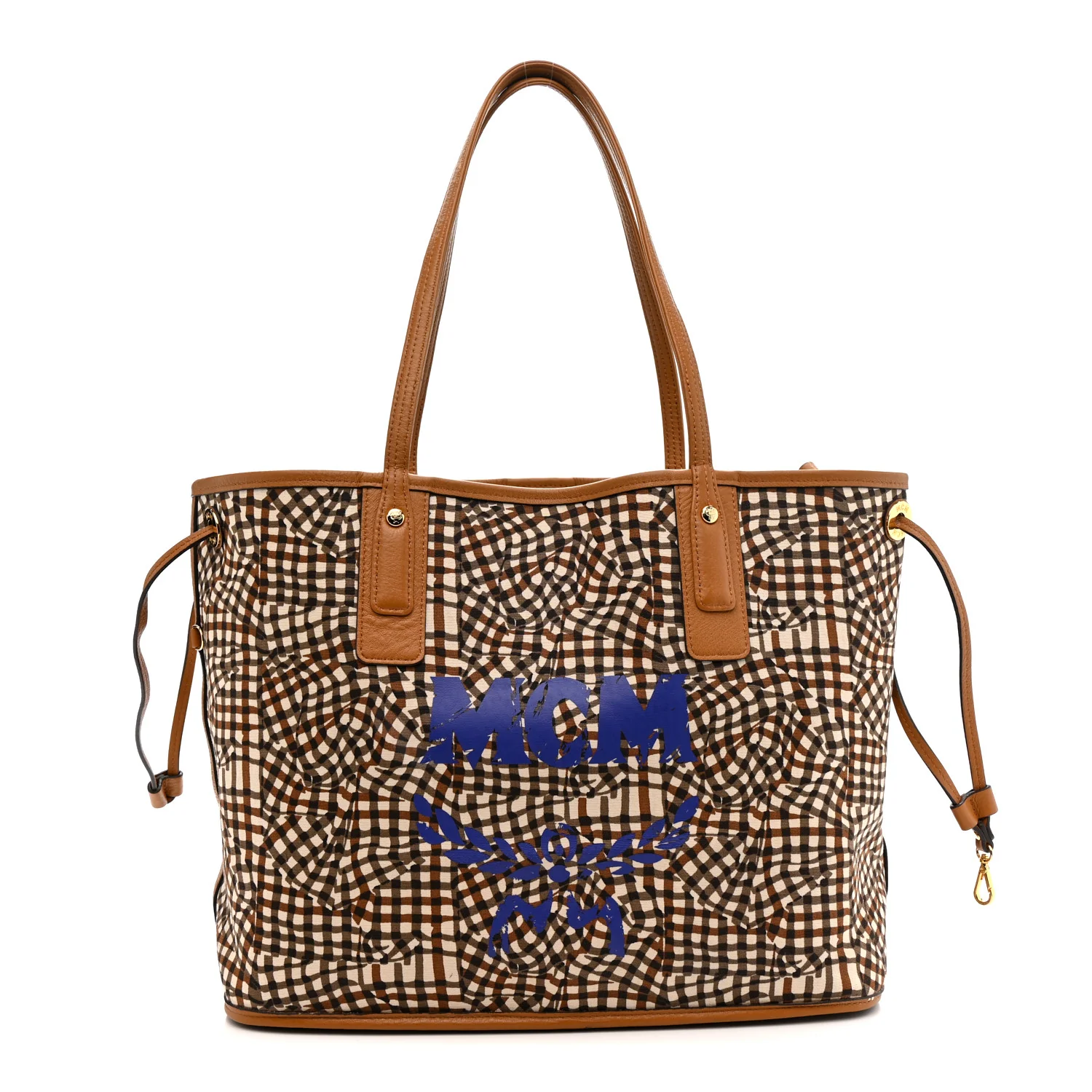 Visetos Large Liz Reversible Shopper Tote Cognac - Image 3