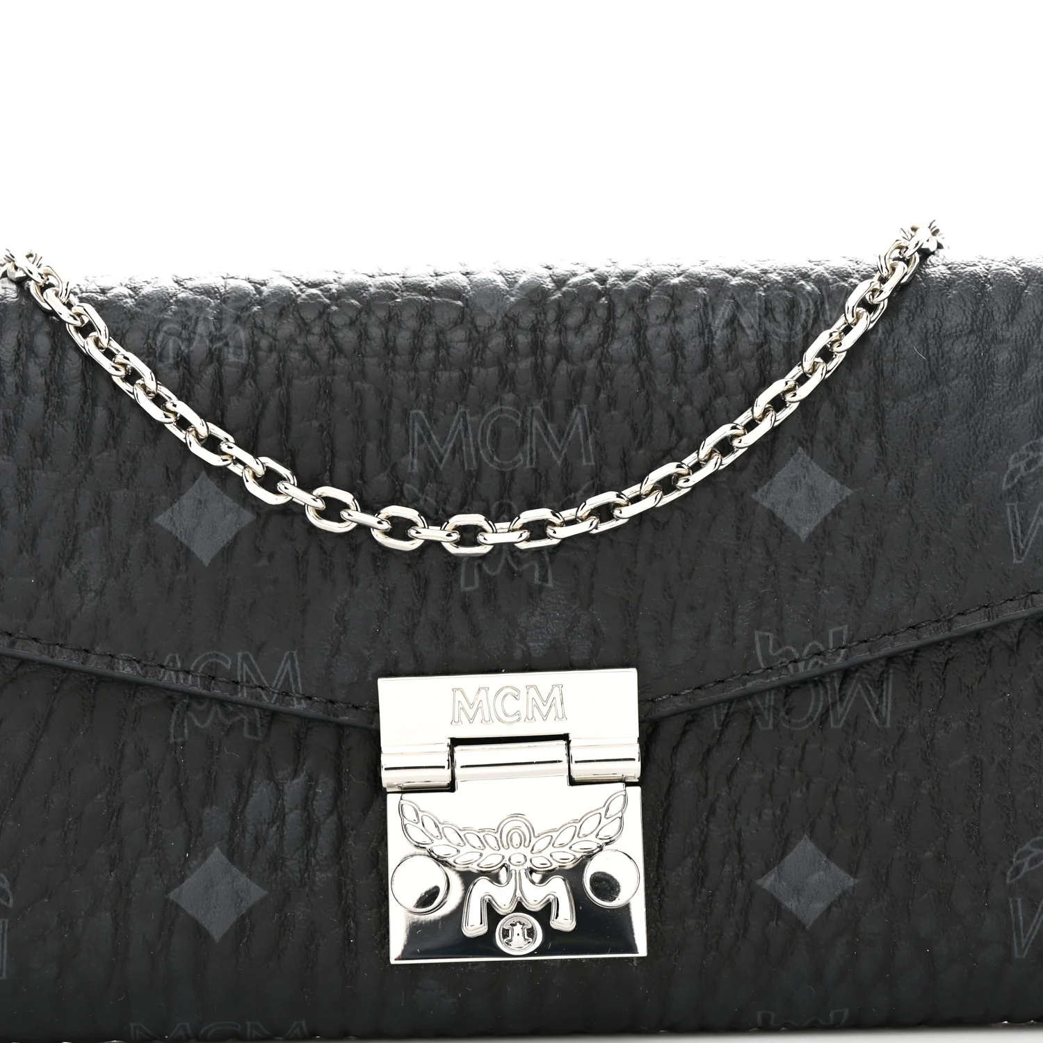 Visetos Large Patricia Wallet On Chain Black - Image 8