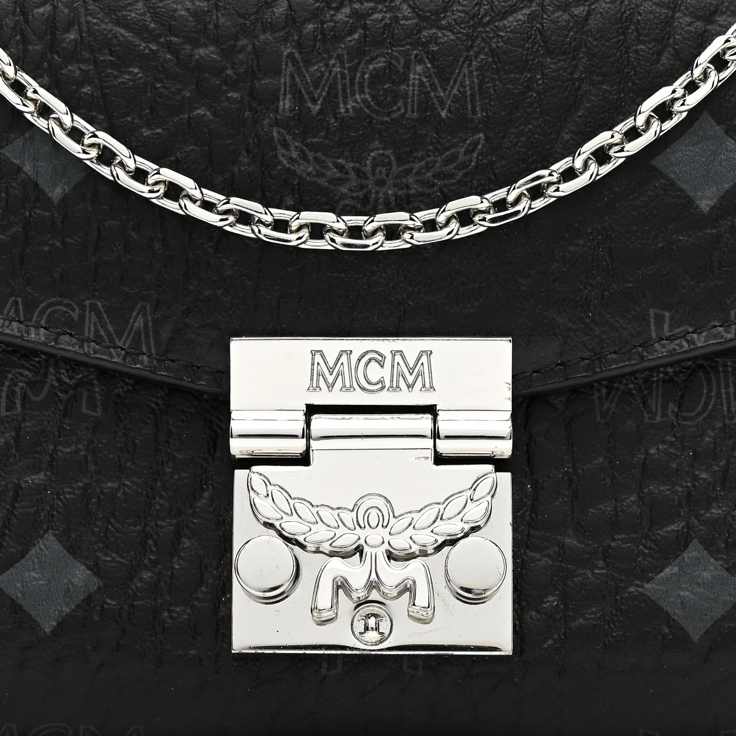 Visetos Large Patricia Wallet On Chain Black - Image 7