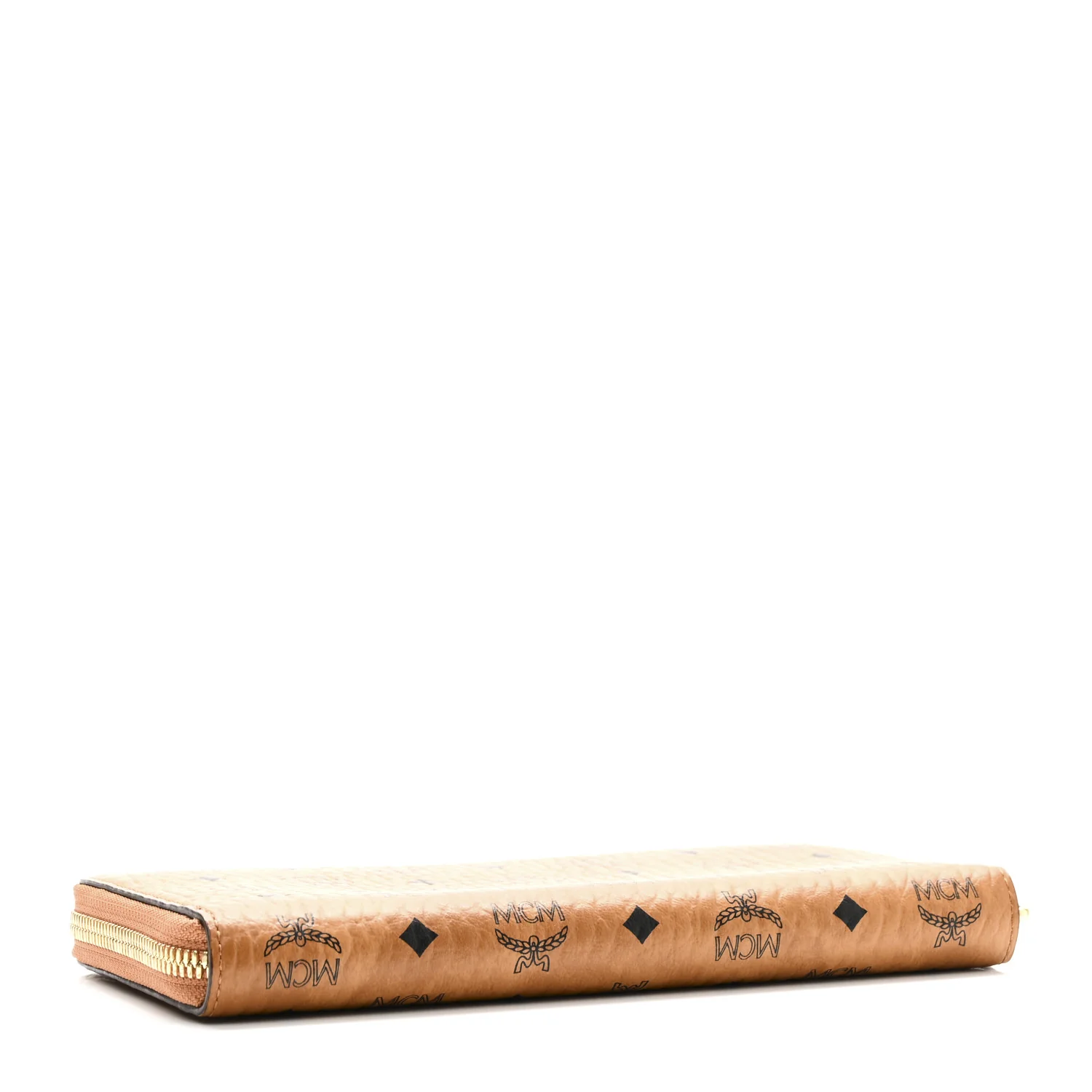 Visetos Large Zip Around Wallet Cognac - Image 4