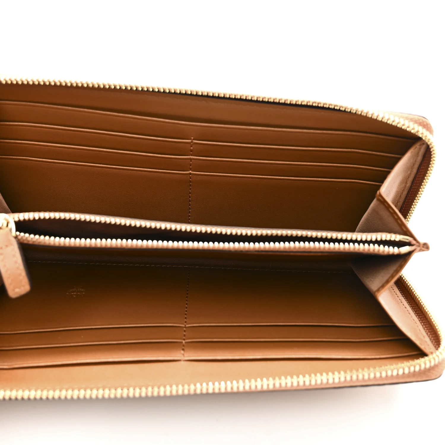 Visetos Large Zip Around Wallet Cognac - Image 5