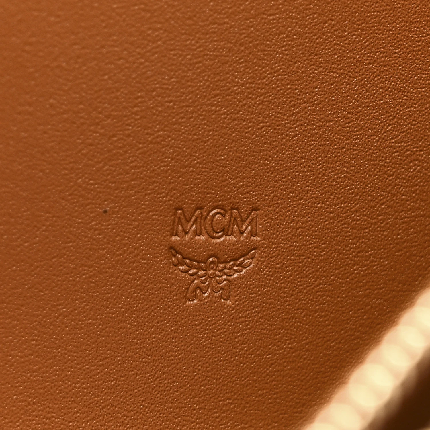 Visetos Large Zip Around Wallet Cognac - Image 6