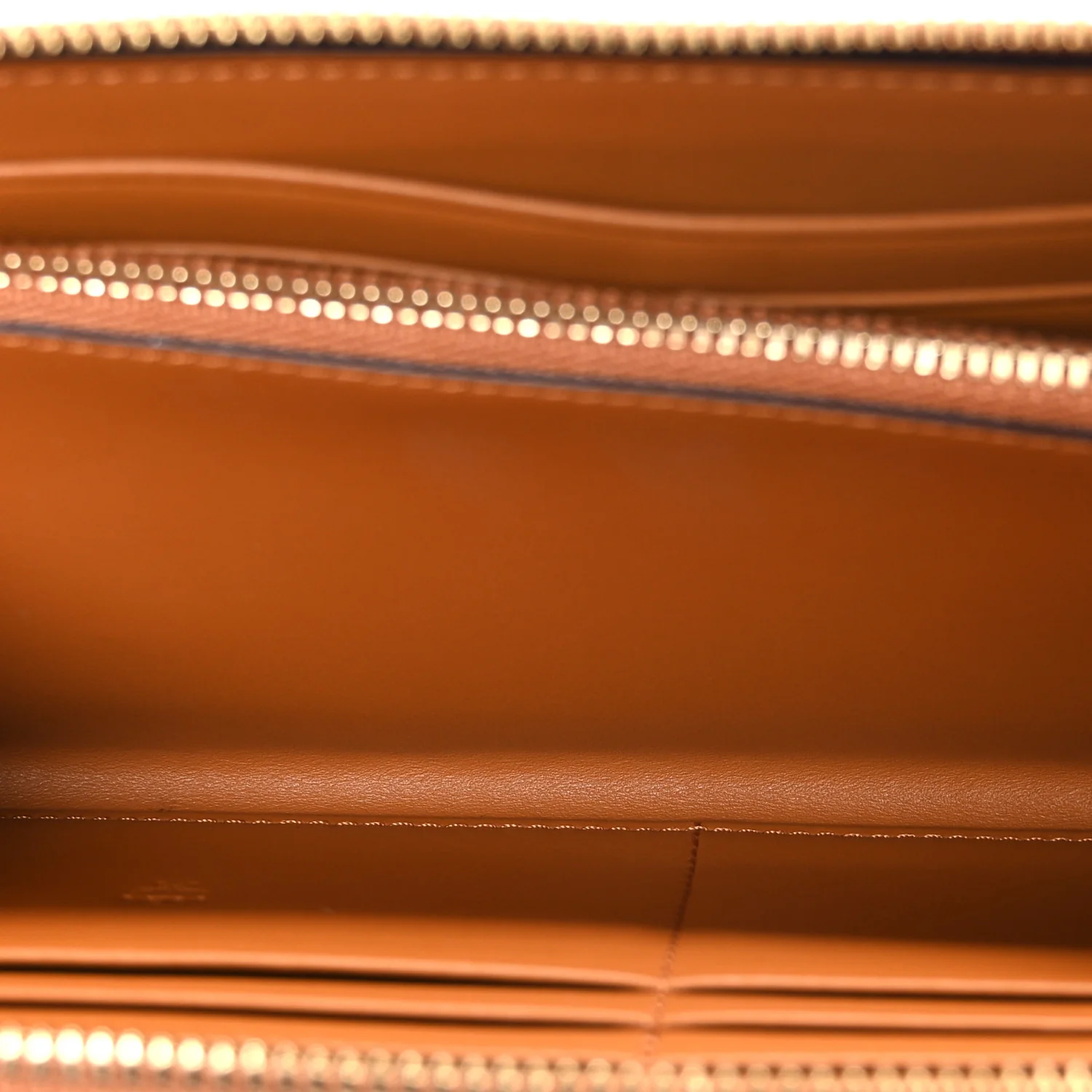 Visetos Large Zip Around Wallet Cognac - Image 5
