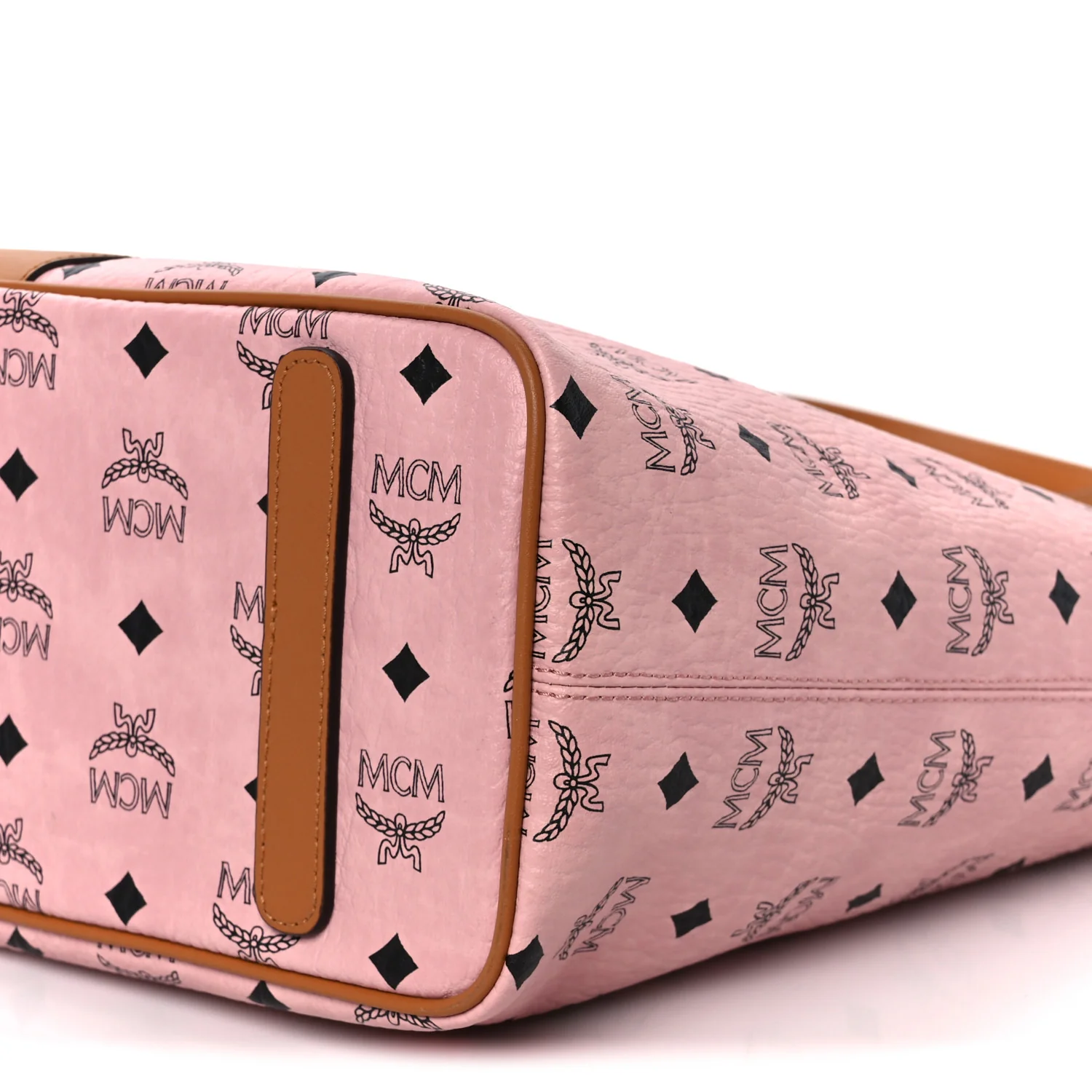 Visetos Medium Anya Zip Top Shopper Tote Soft Pink - Image 10