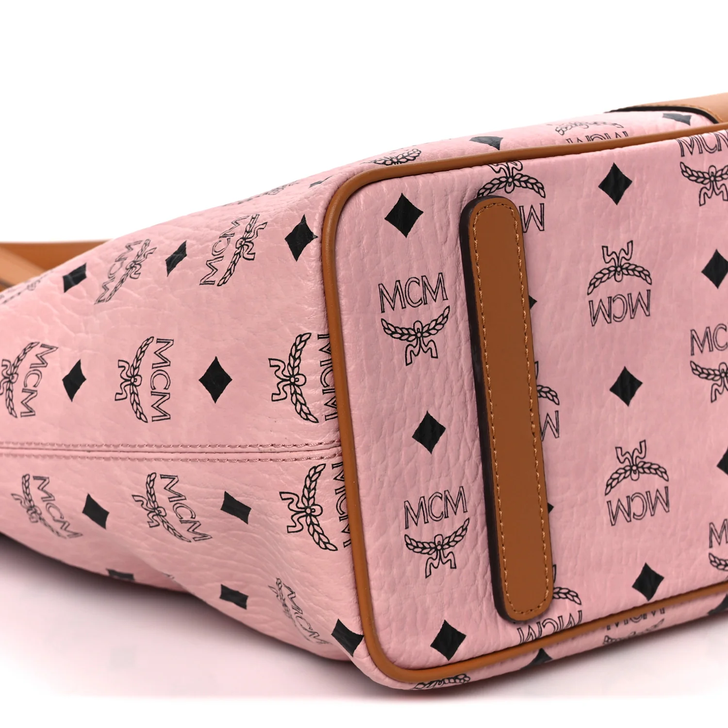 Visetos Medium Anya Zip Top Shopper Tote Soft Pink - Image 9