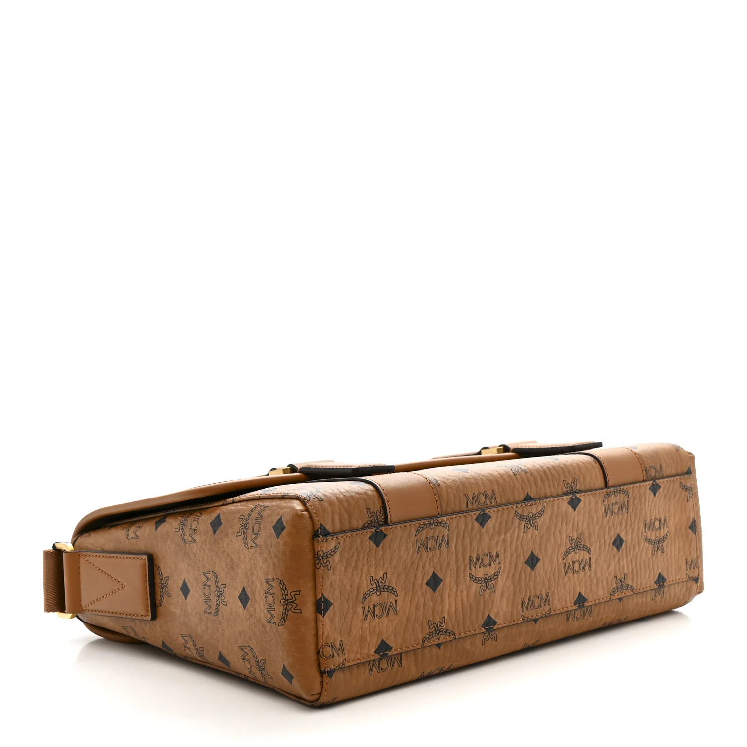 Visetos Medium Aren Messenger Bag Cognac - Image 4