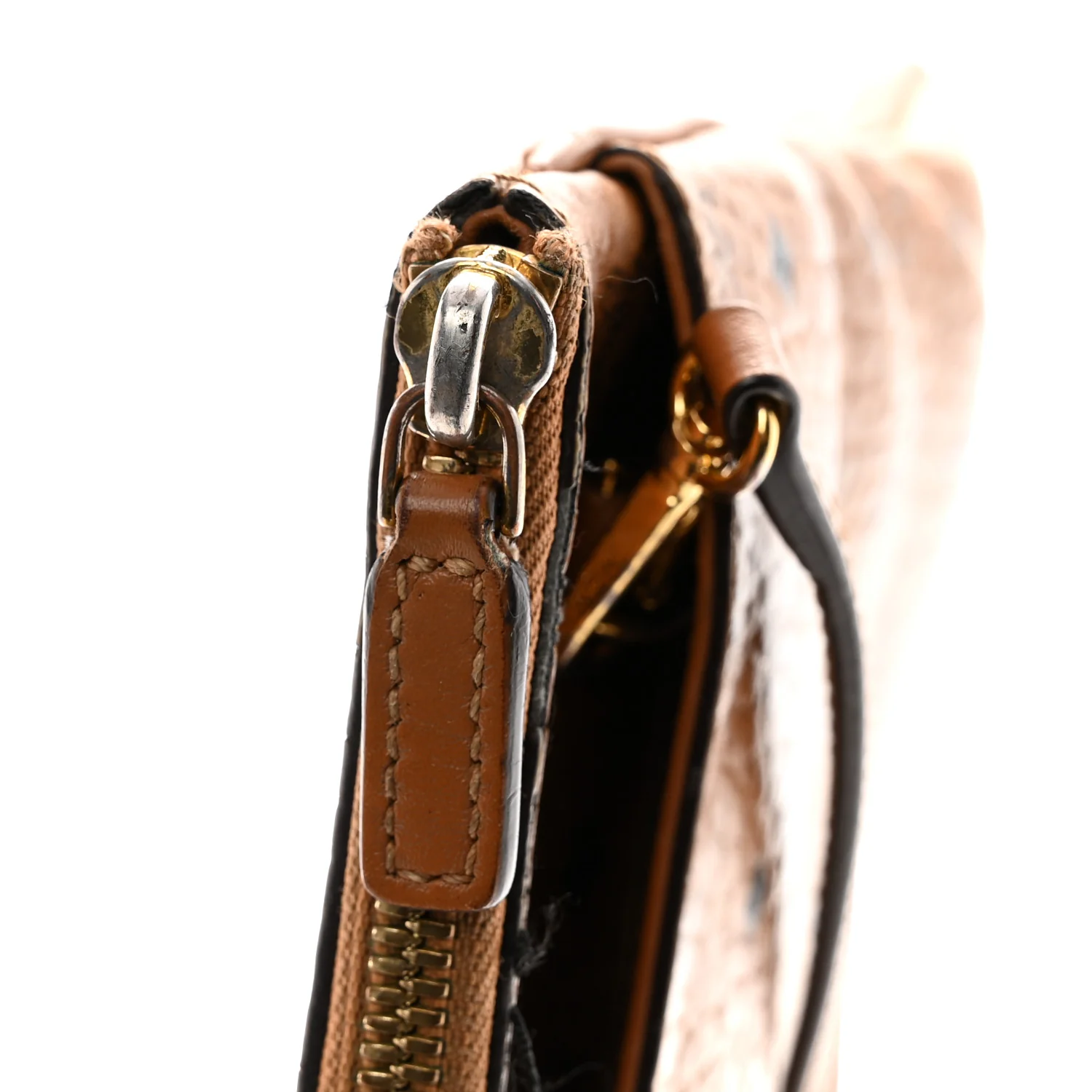 Visetos Medium Crossbody Pouch Cognac - Image 13