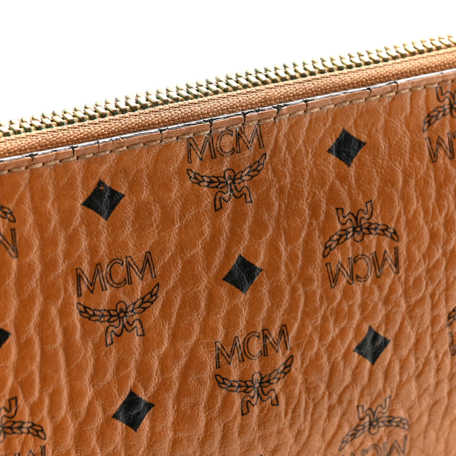 Visetos Medium Crossbody Pouch Cognac - Image 14