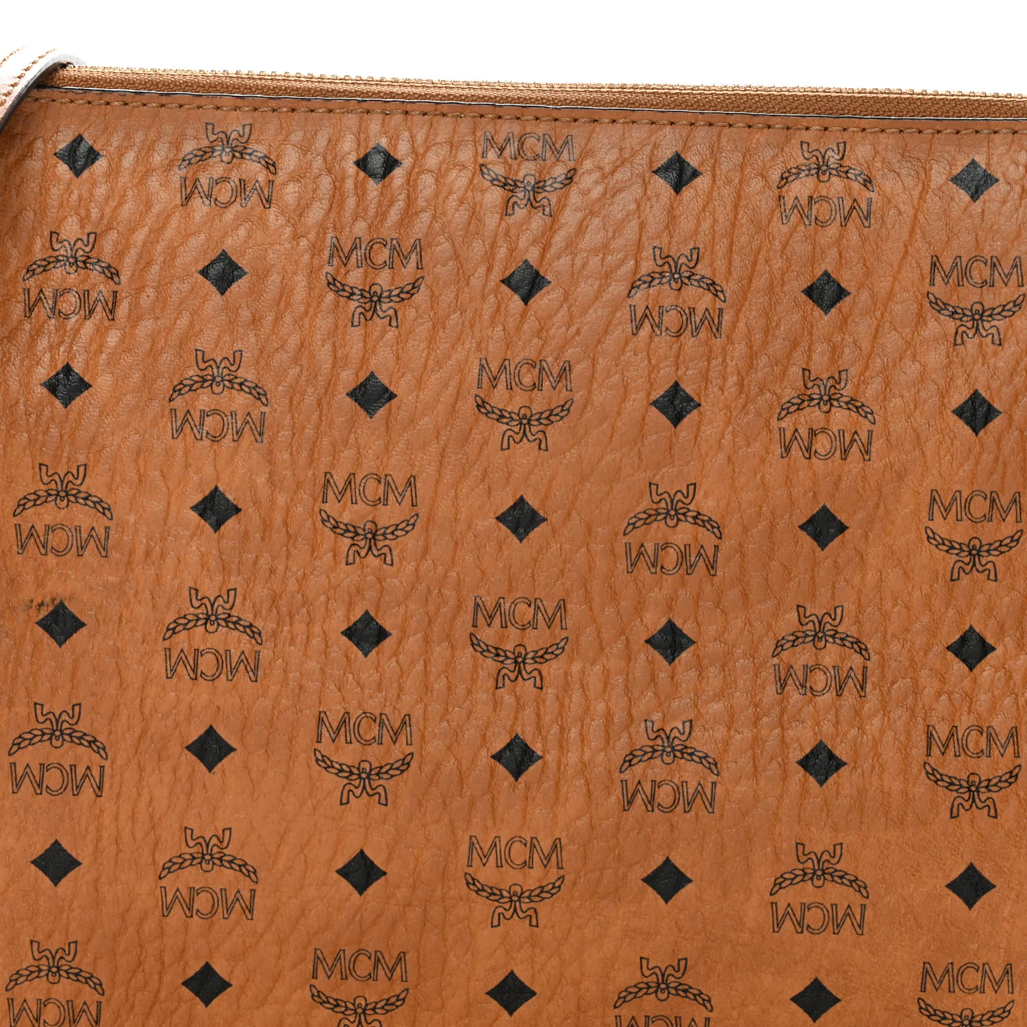 Visetos Medium Crossbody Pouch Cognac - Image 7