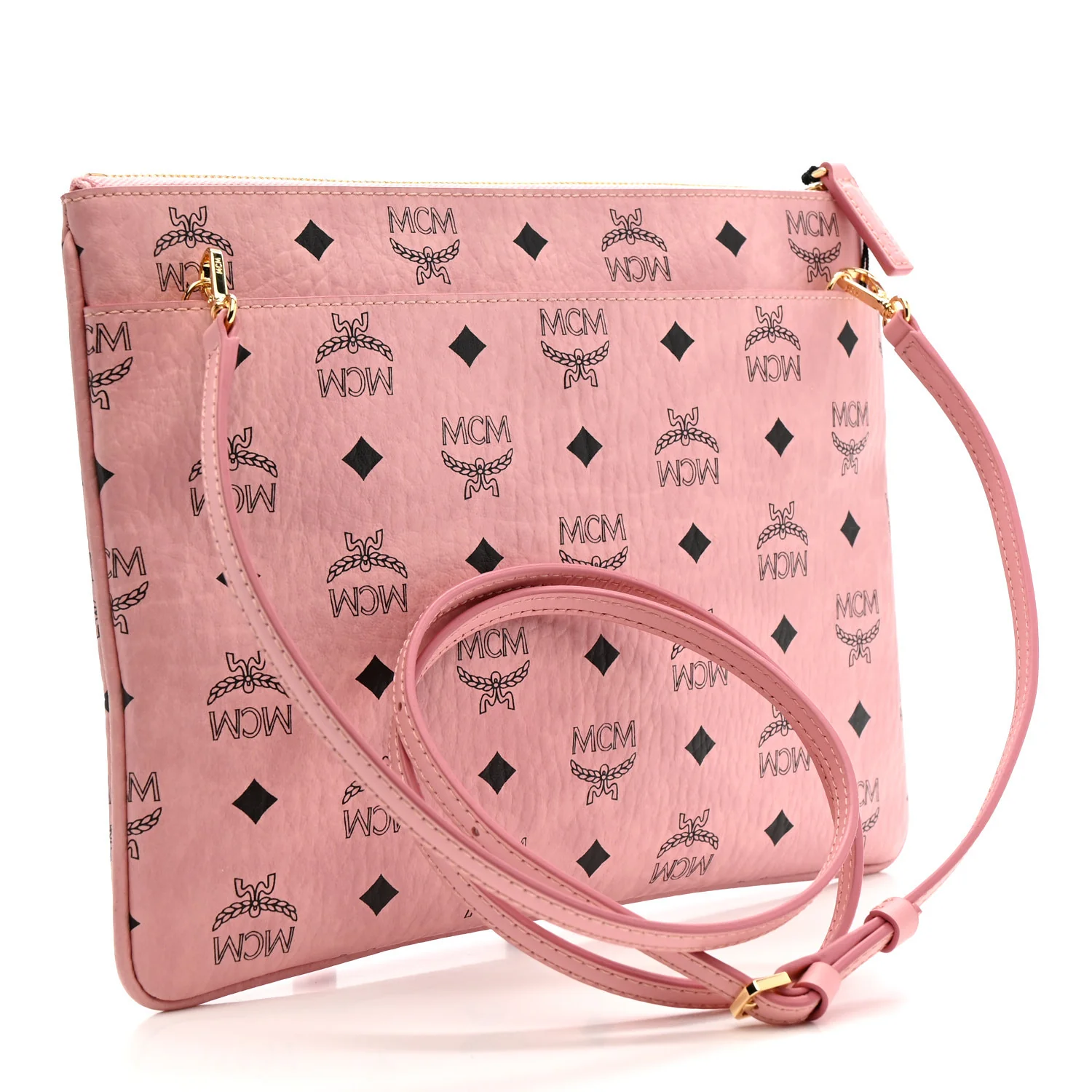 Visetos Medium Crossbody Pouch Soft Pink - Image 3