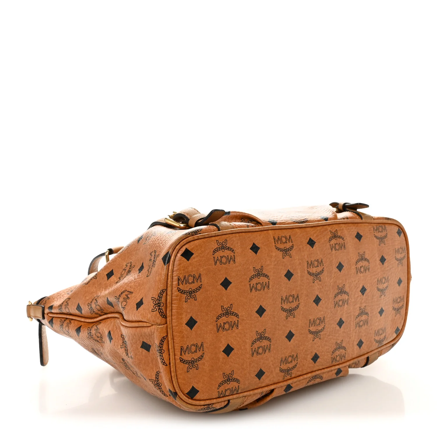 Visetos Medium Essentials Shopper Tote Cognac - Image 4
