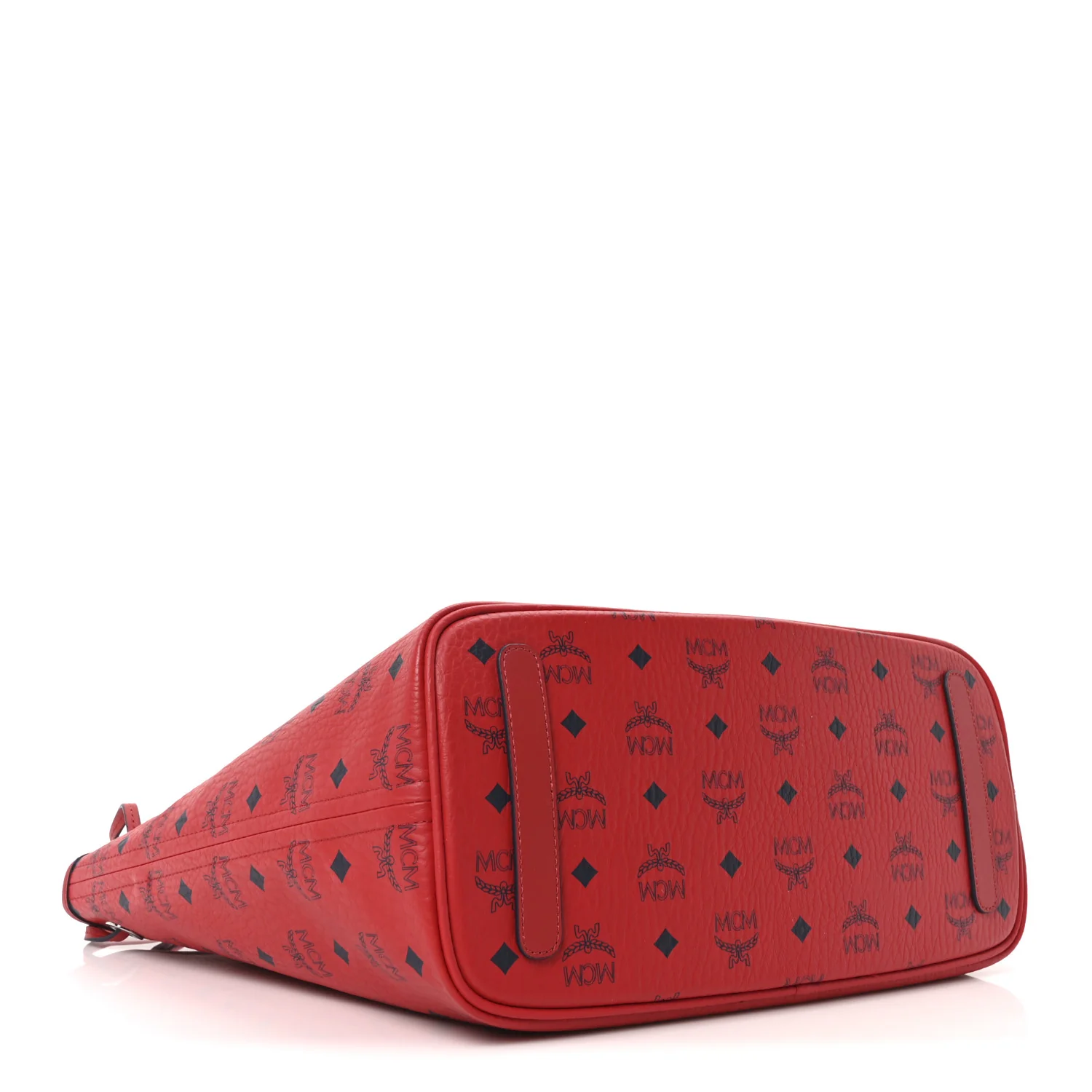 Visetos Medium Liz Reversible Shopper Tote Candy Red - Image 5