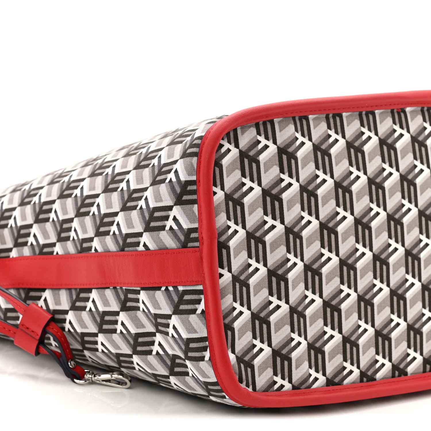 Visetos Medium Liz Reversible Shopper Tote Candy Red - Image 12