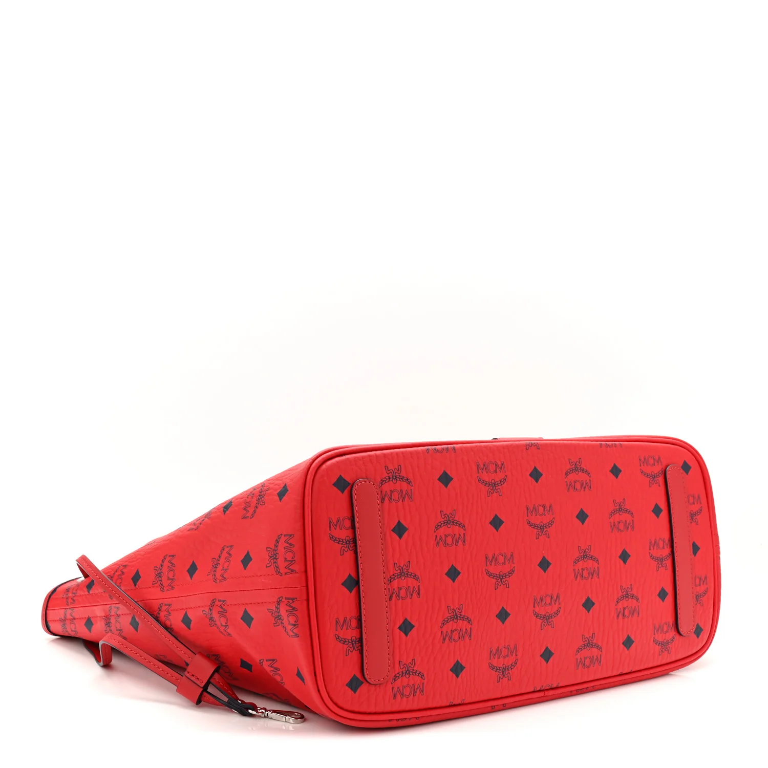 Visetos Medium Liz Reversible Shopper Tote Candy Red - Image 7