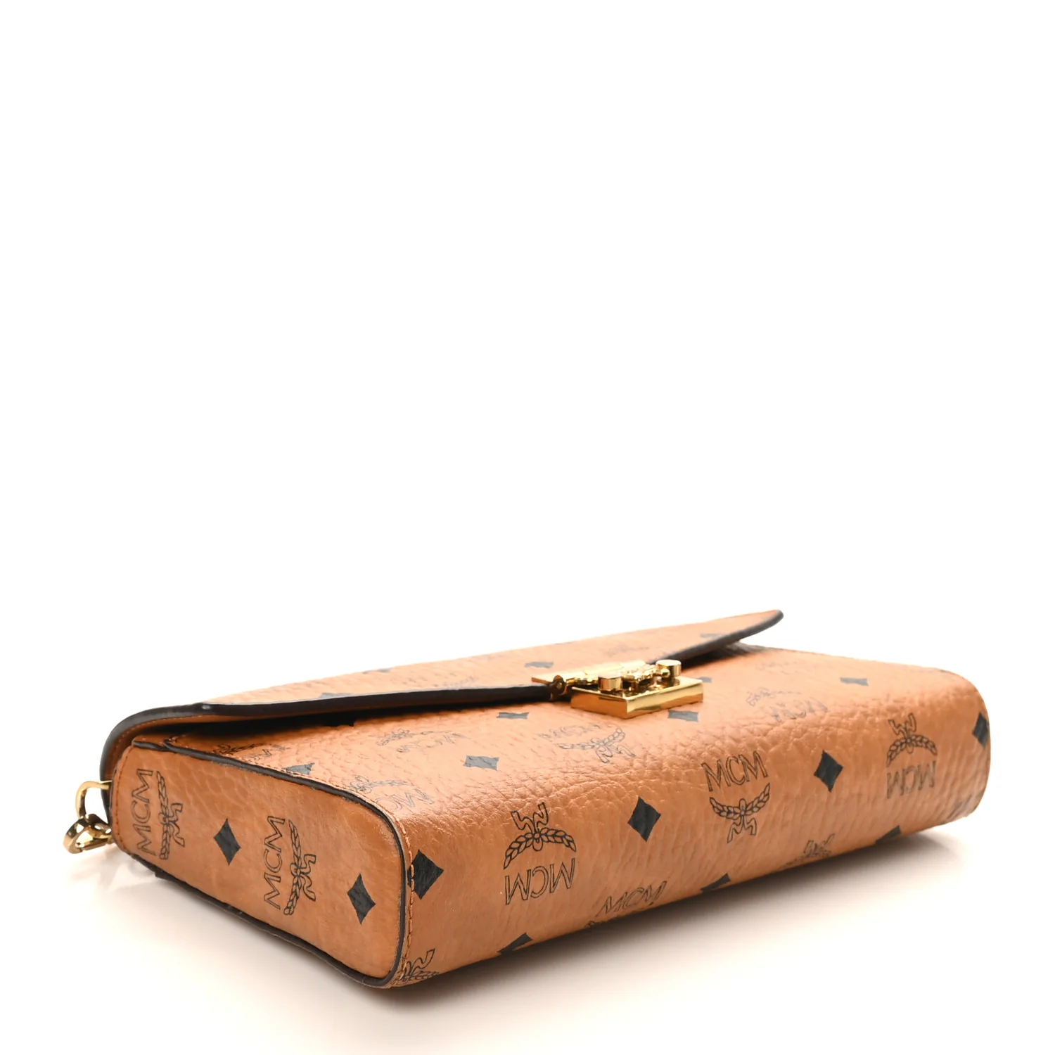 Visetos Medium Patricia Wallet On Chain Cognac - Image 4
