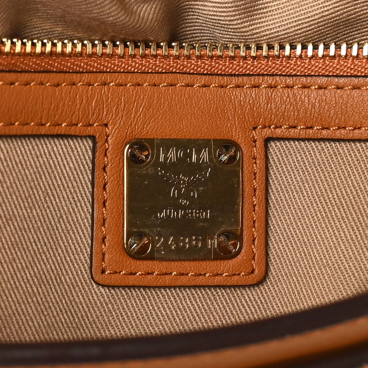 Visetos Medium Patricia Wallet On Chain Cognac - Image 6