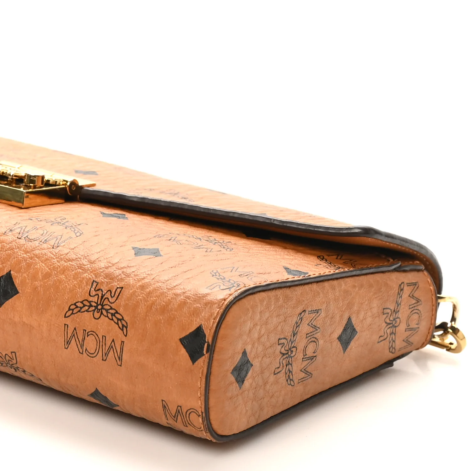 Visetos Medium Patricia Wallet On Chain Cognac - Image 9
