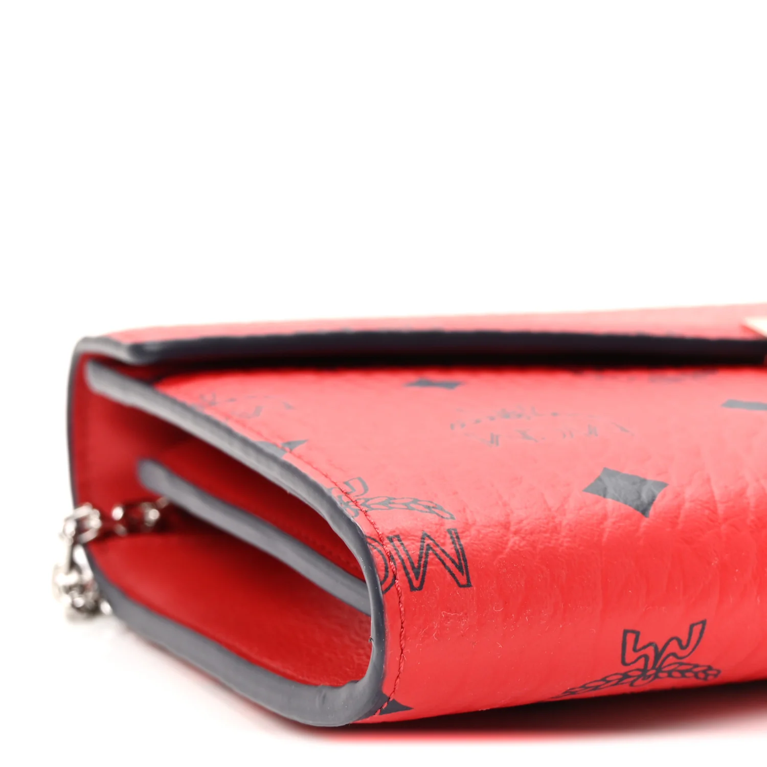 Visetos Medium Patricia Wallet On Chain Ruby Red - Image 14