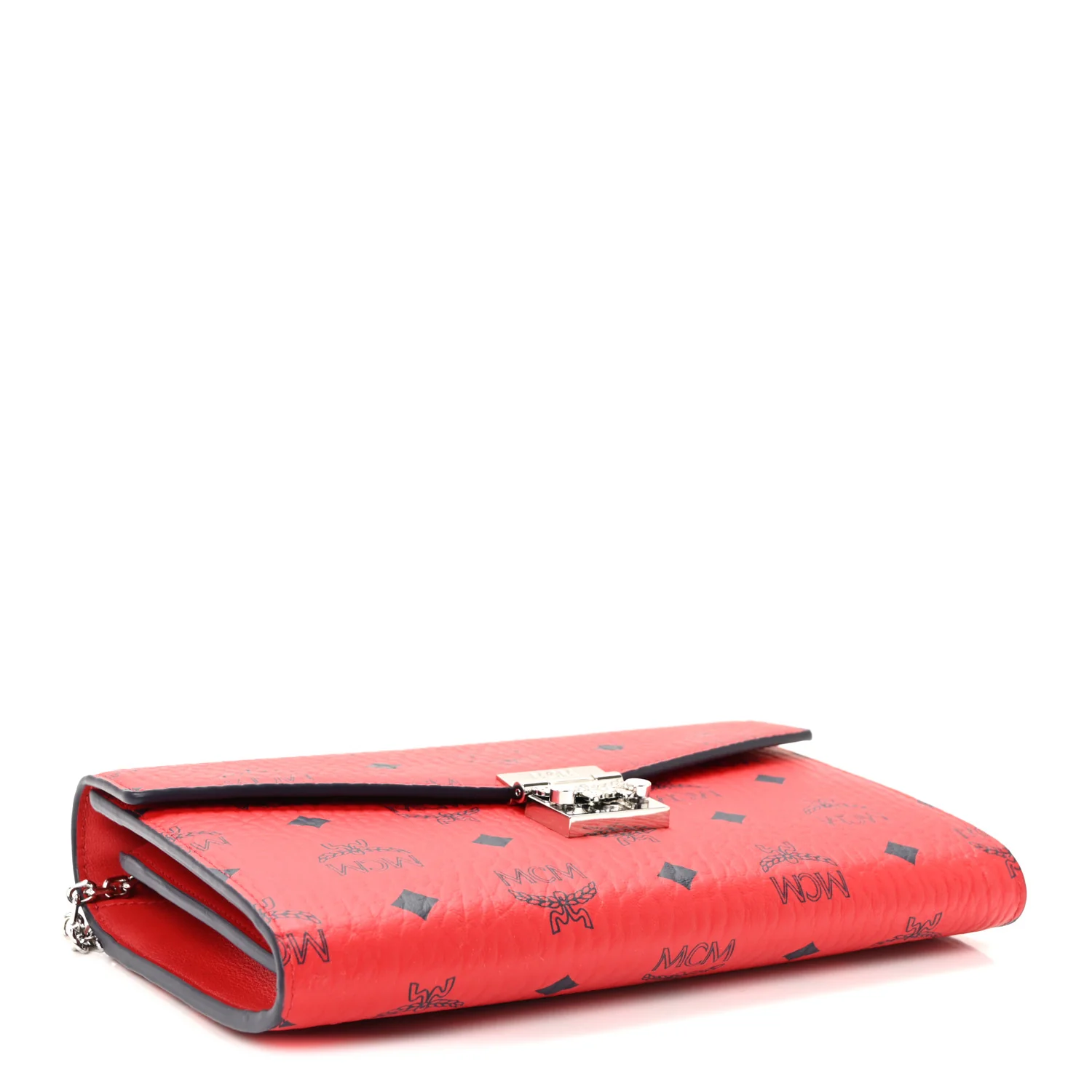 Visetos Medium Patricia Wallet On Chain Ruby Red - Image 7