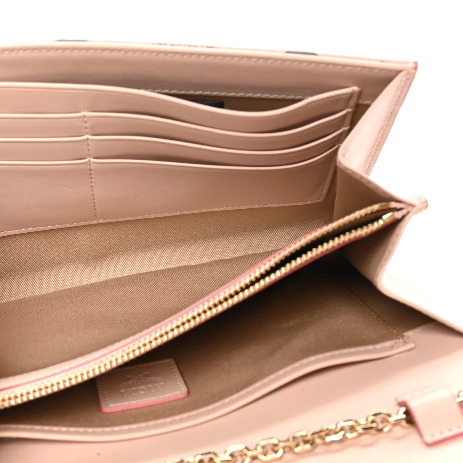 Visetos Medium Patricia Wallet On Chain Soft Pink - Image 5