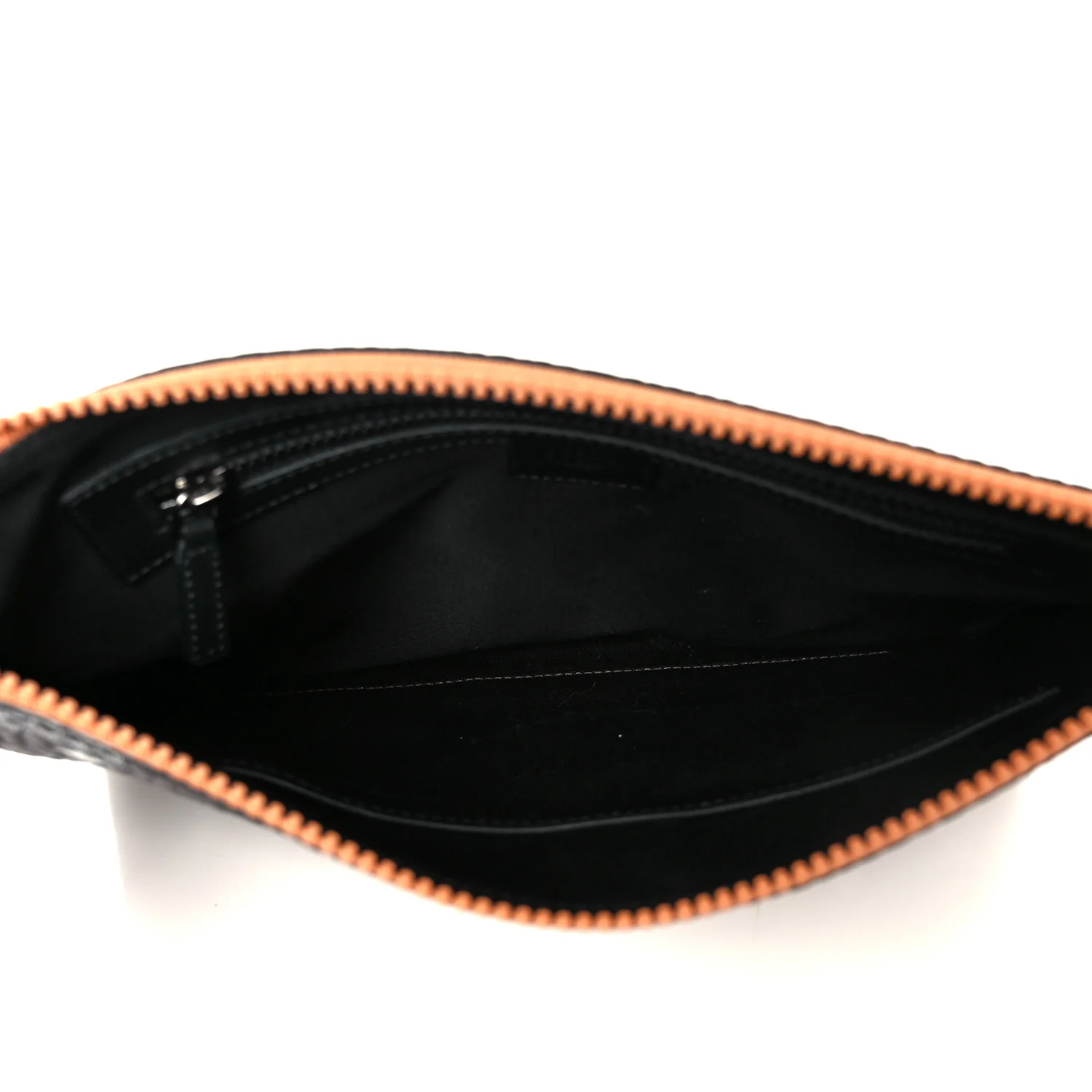 Visetos Medium Stark Wristlet Pouch Black Cognac - Image 5