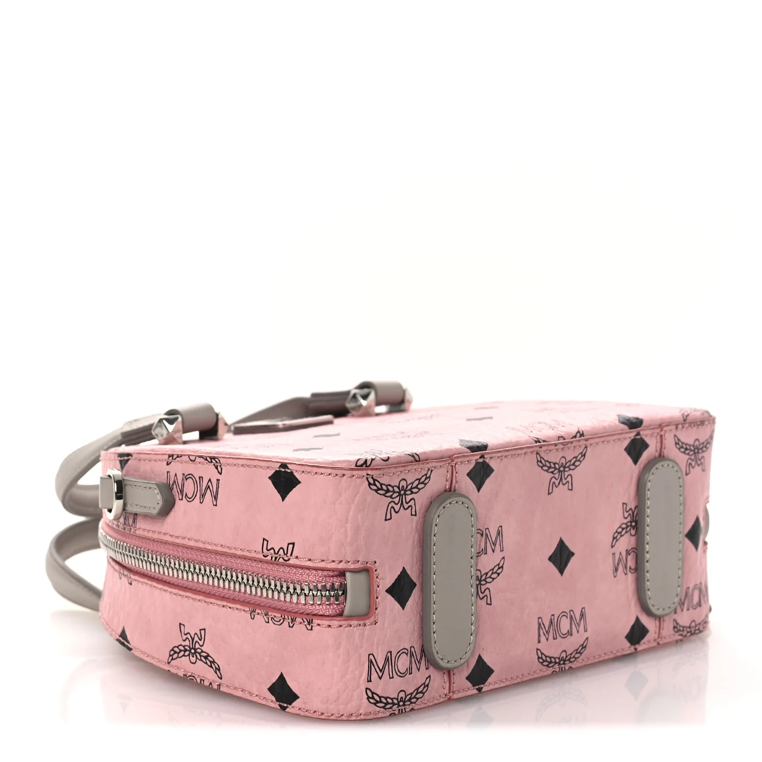 Visetos Mini Half Moon Crossbody Bag Soft Pink - Image 4