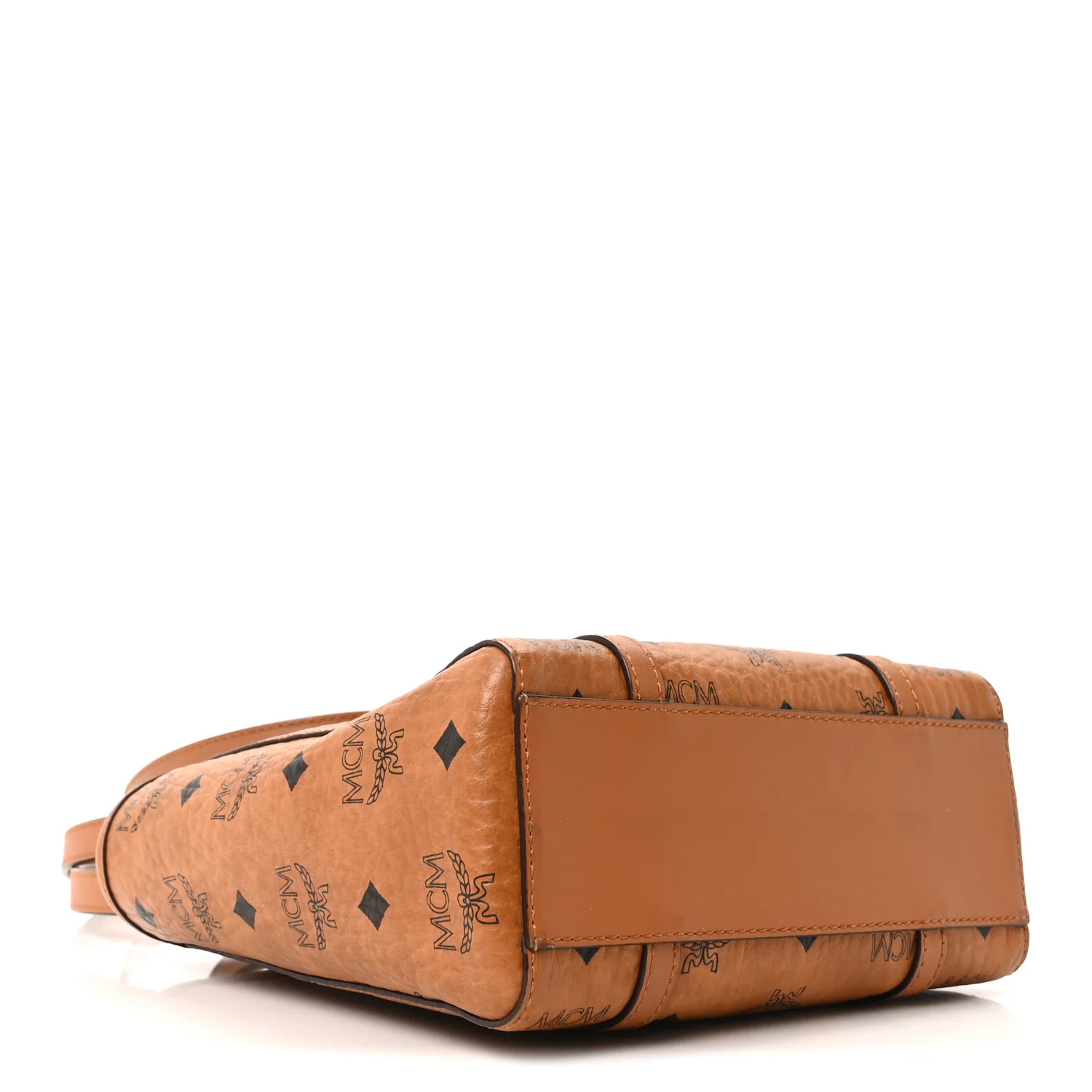 Visetos Mini Toni Shopper Tote Cognac - Image 4