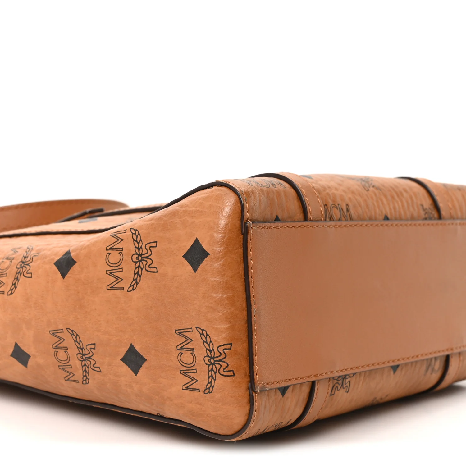 Visetos Mini Toni Shopper Tote Cognac - Image 8
