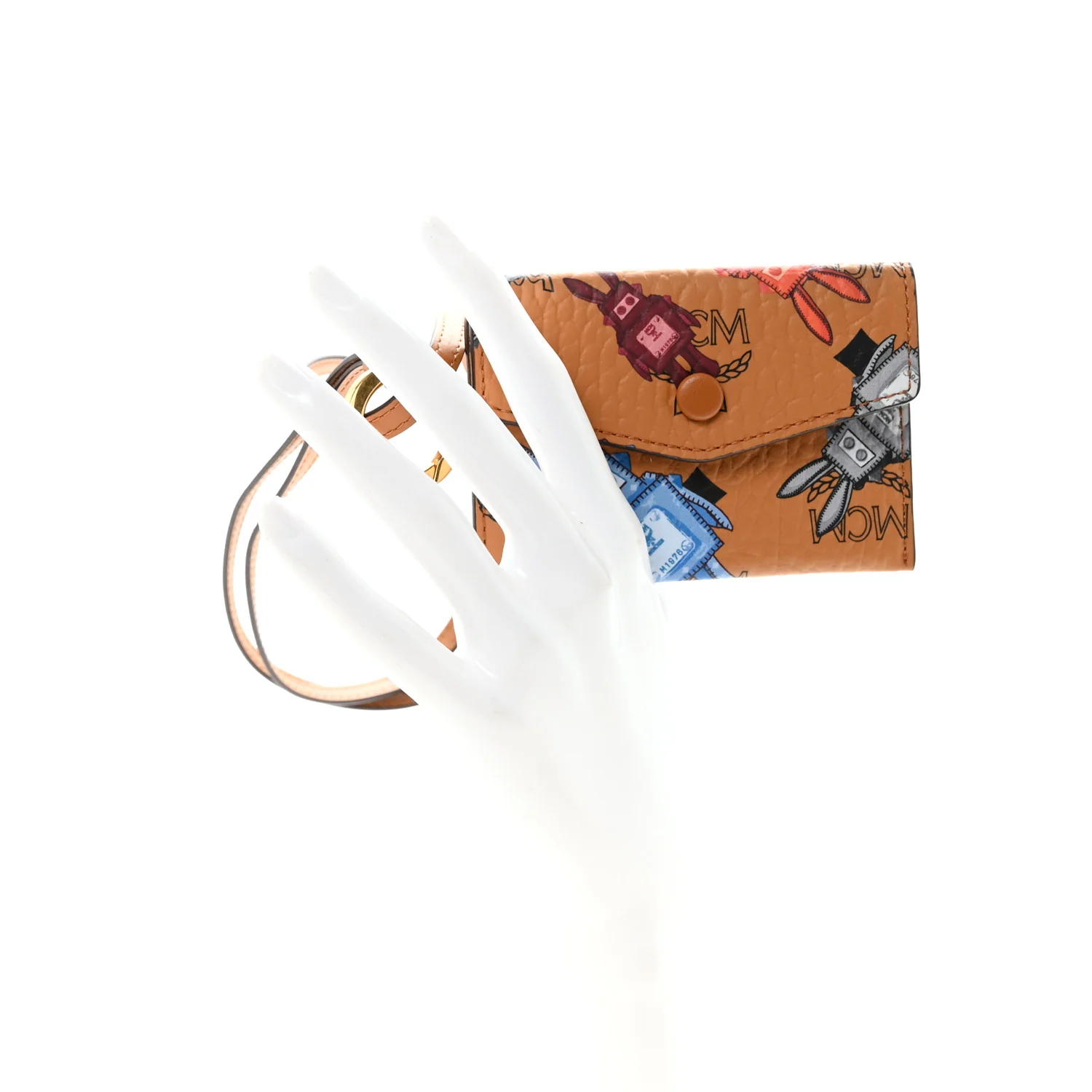Visetos Rabot Aren Lanyard ID Wallet Cognac - Image 2