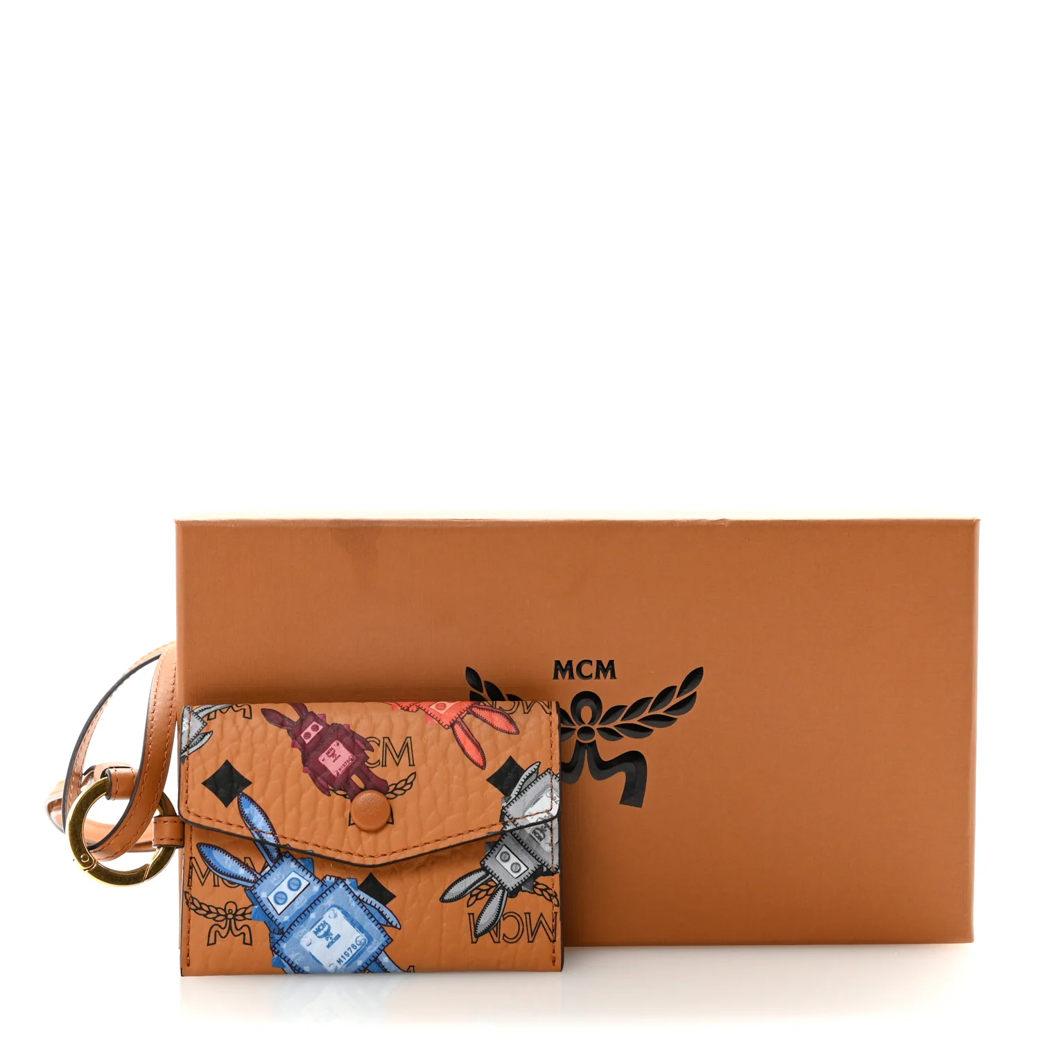 Visetos Rabot Aren Lanyard ID Wallet Cognac - Image 7