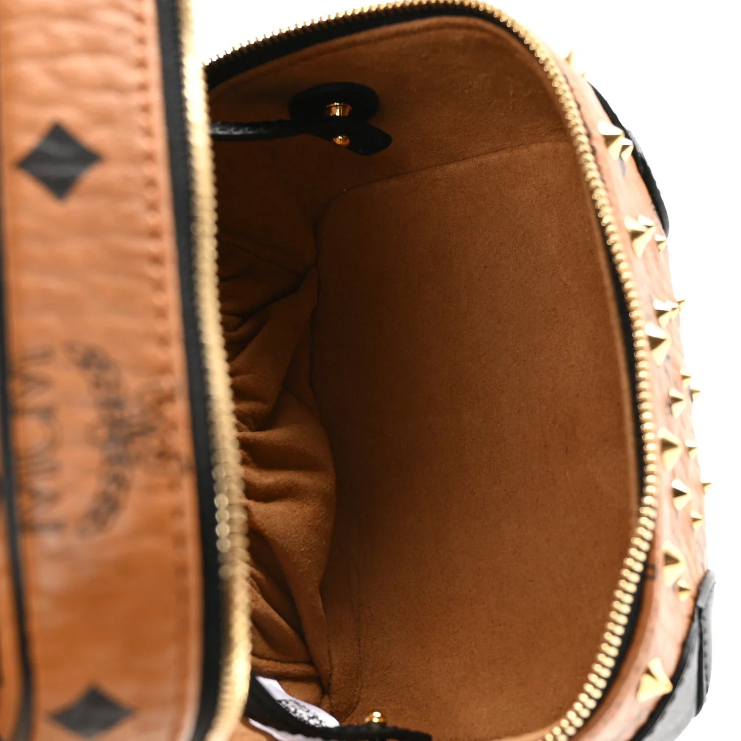 Visetos Rockstar Stud X-Mini Vanity Case Cognac - Image 5