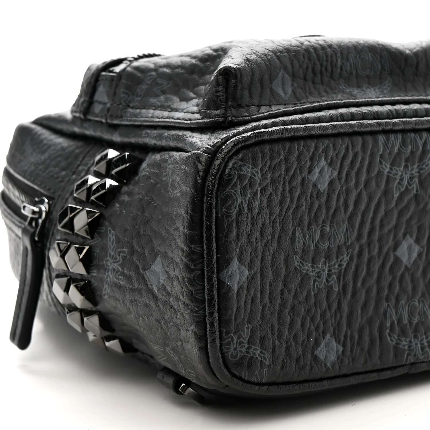 Visetos Side Stud Mini Stark Backpack Black - Image 5