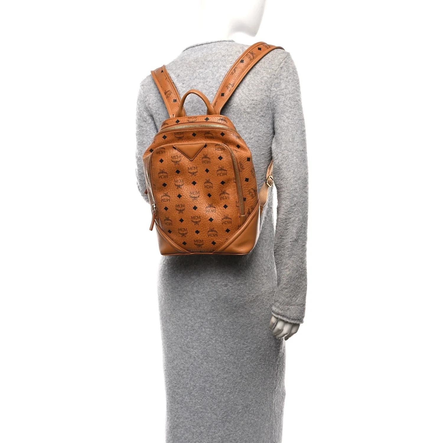 Visetos Small Duke Backpack Cognac - Image 2