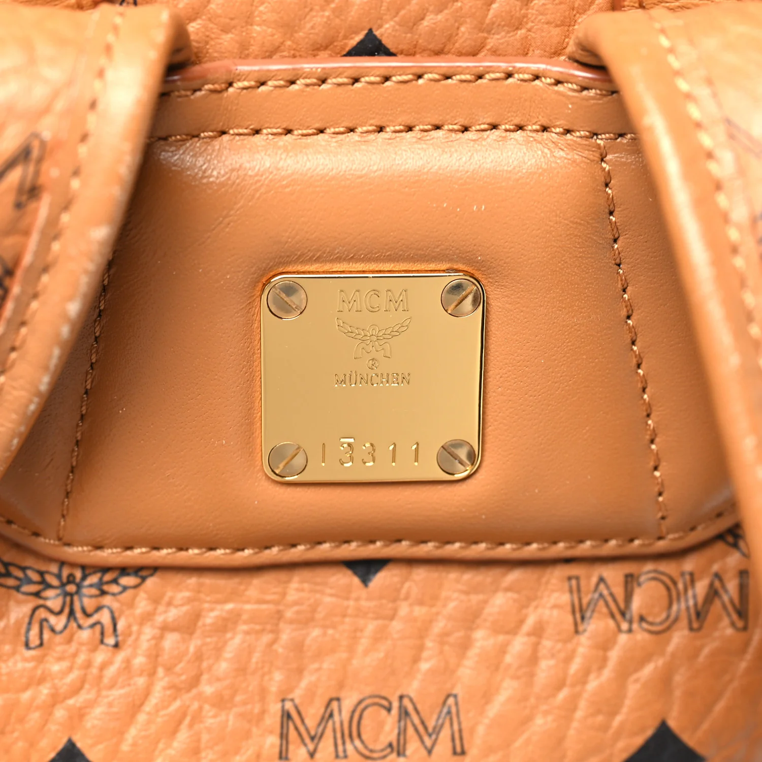 Visetos Small Duke Backpack Cognac - Image 7