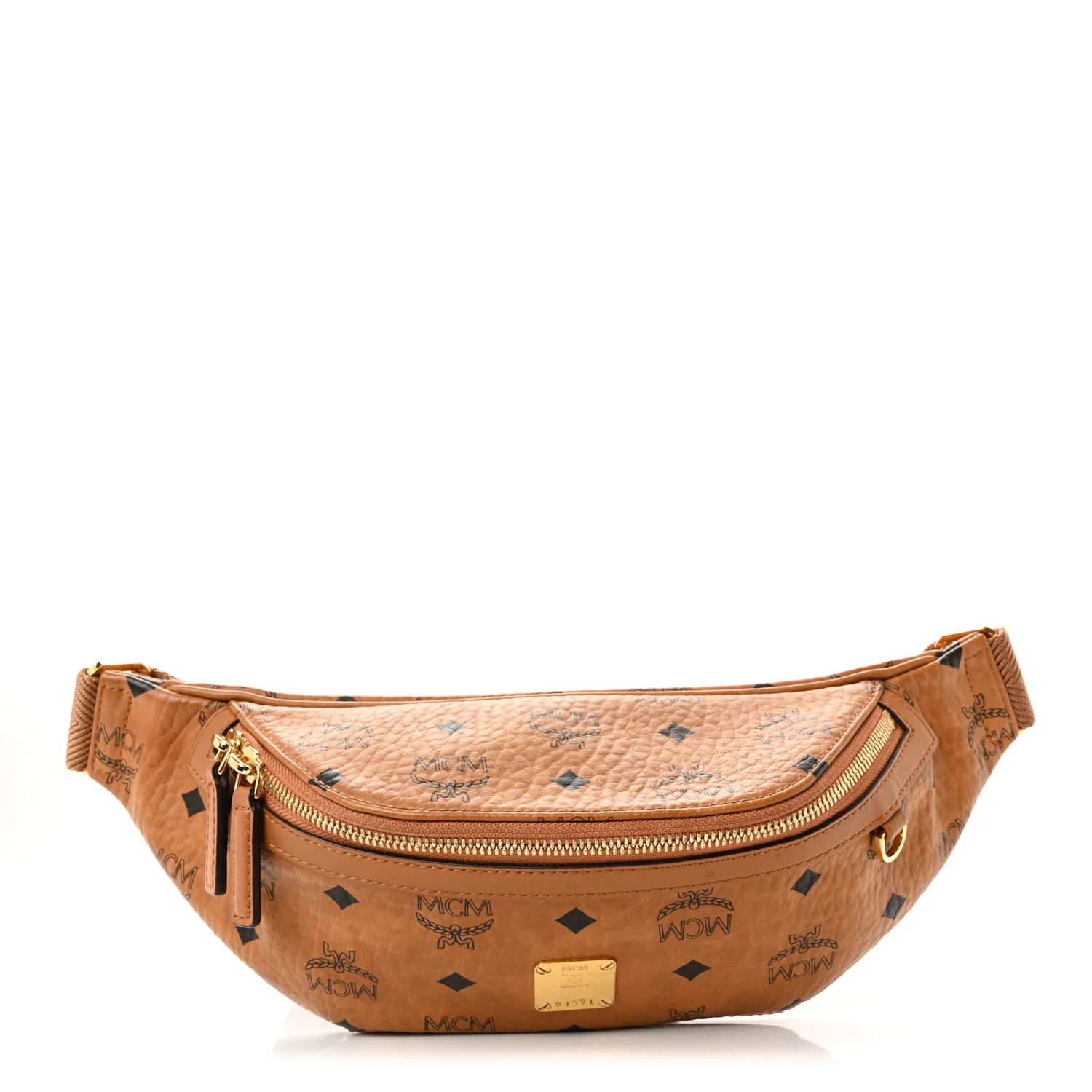 Visetos Small Fusten Belt Bag Cognac
