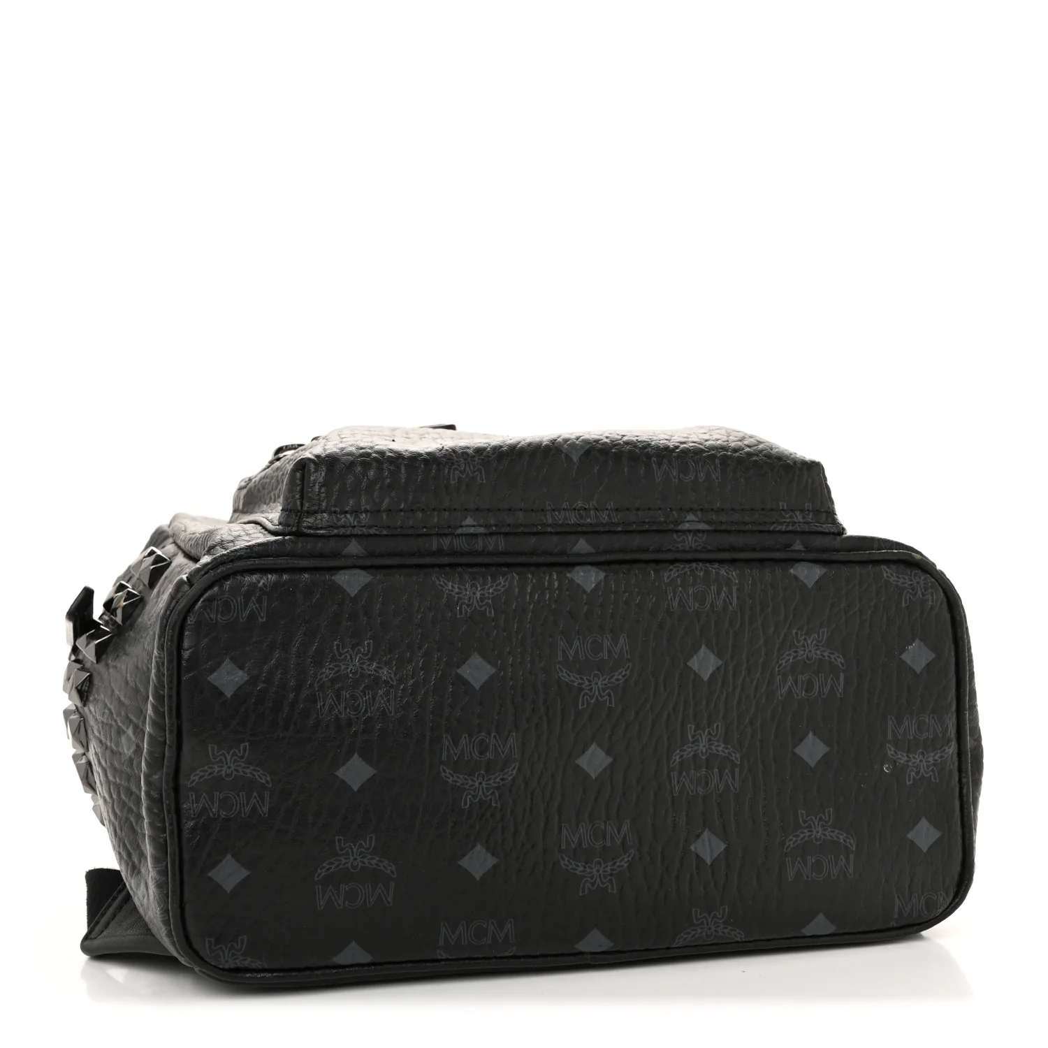 Visetos Small Side Stud Stark Backpack Black - Image 4