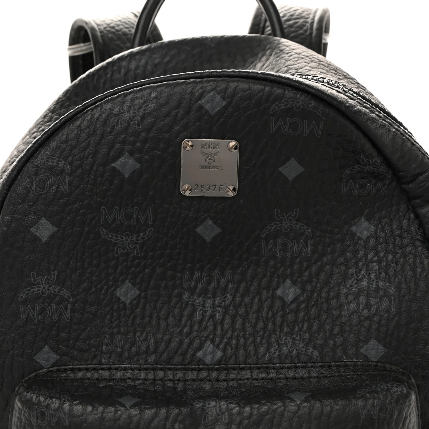 Visetos Small Side Stud Stark Backpack Black - Image 7