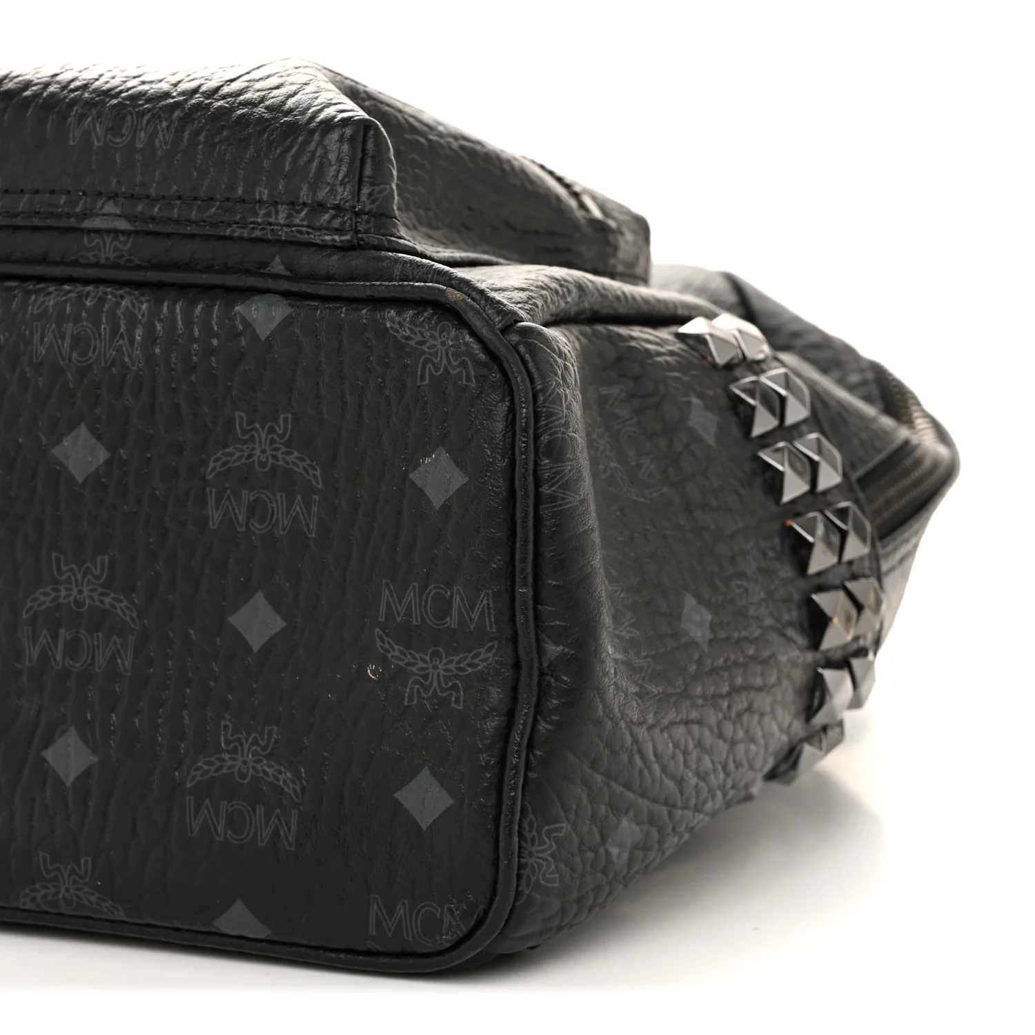 Visetos Small Side Stud Stark Backpack Black - Image 9