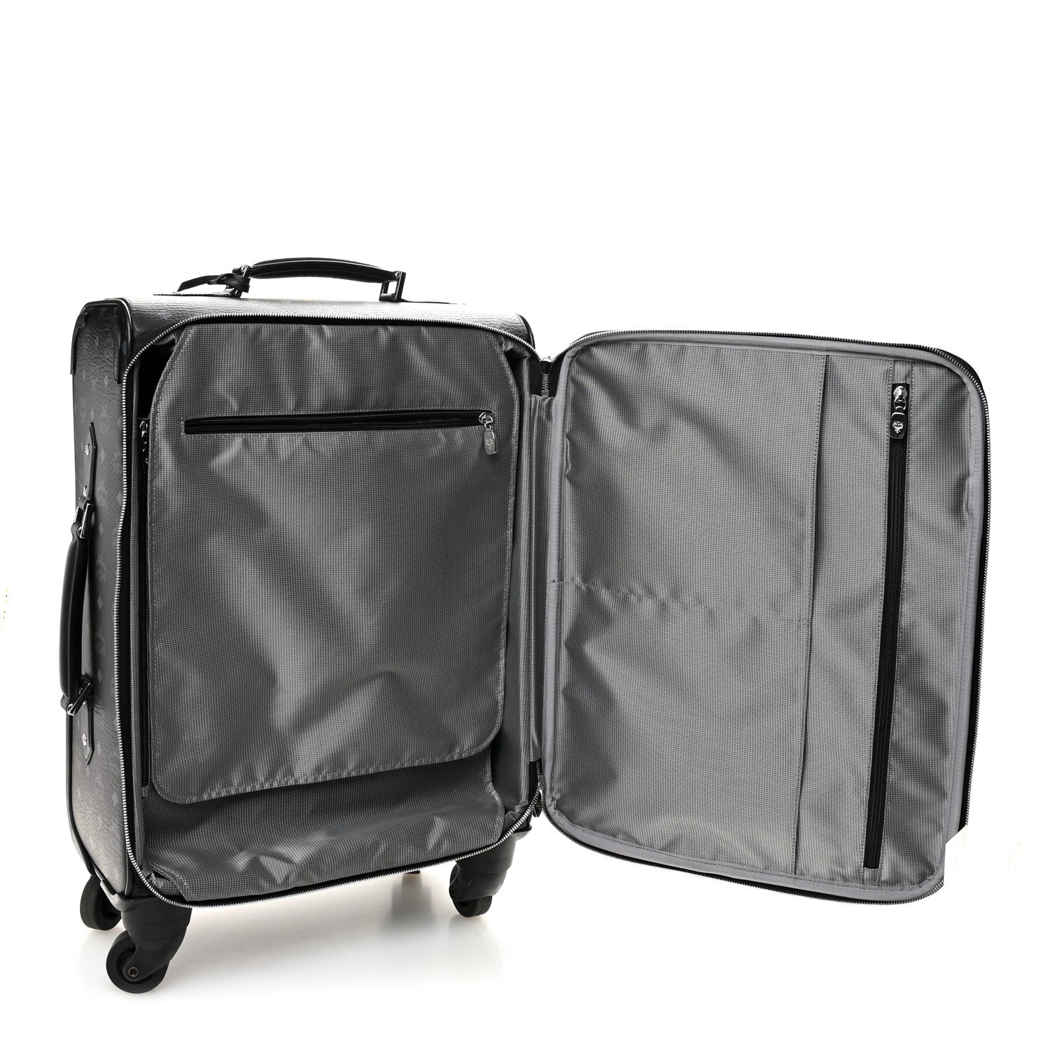 Visetos Small Traveler Trolley Whelled Suitcase Black - Image 4