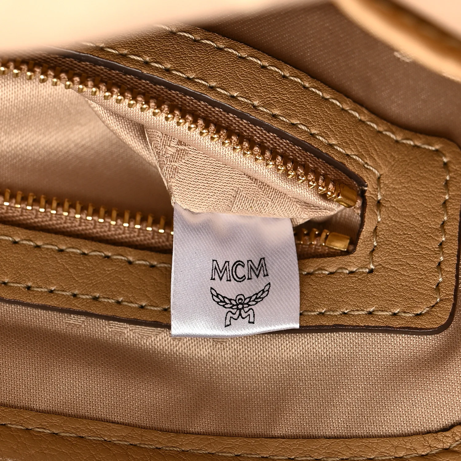 Visetos Studded Small Dual Stark Backpack Beige - Image 7